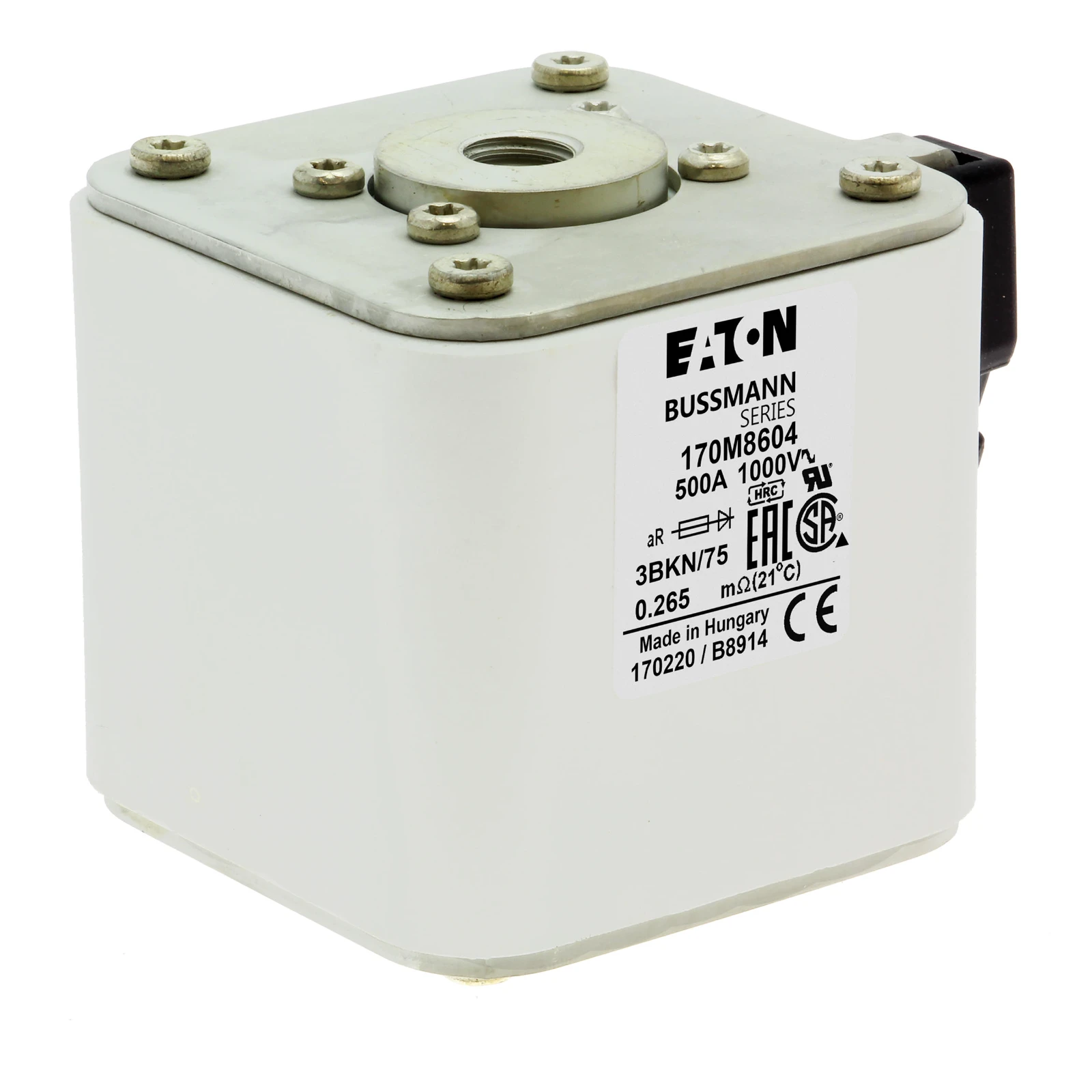 2539089 - Eaton FUSE 500A 1000V 3BKN/75 AR UR