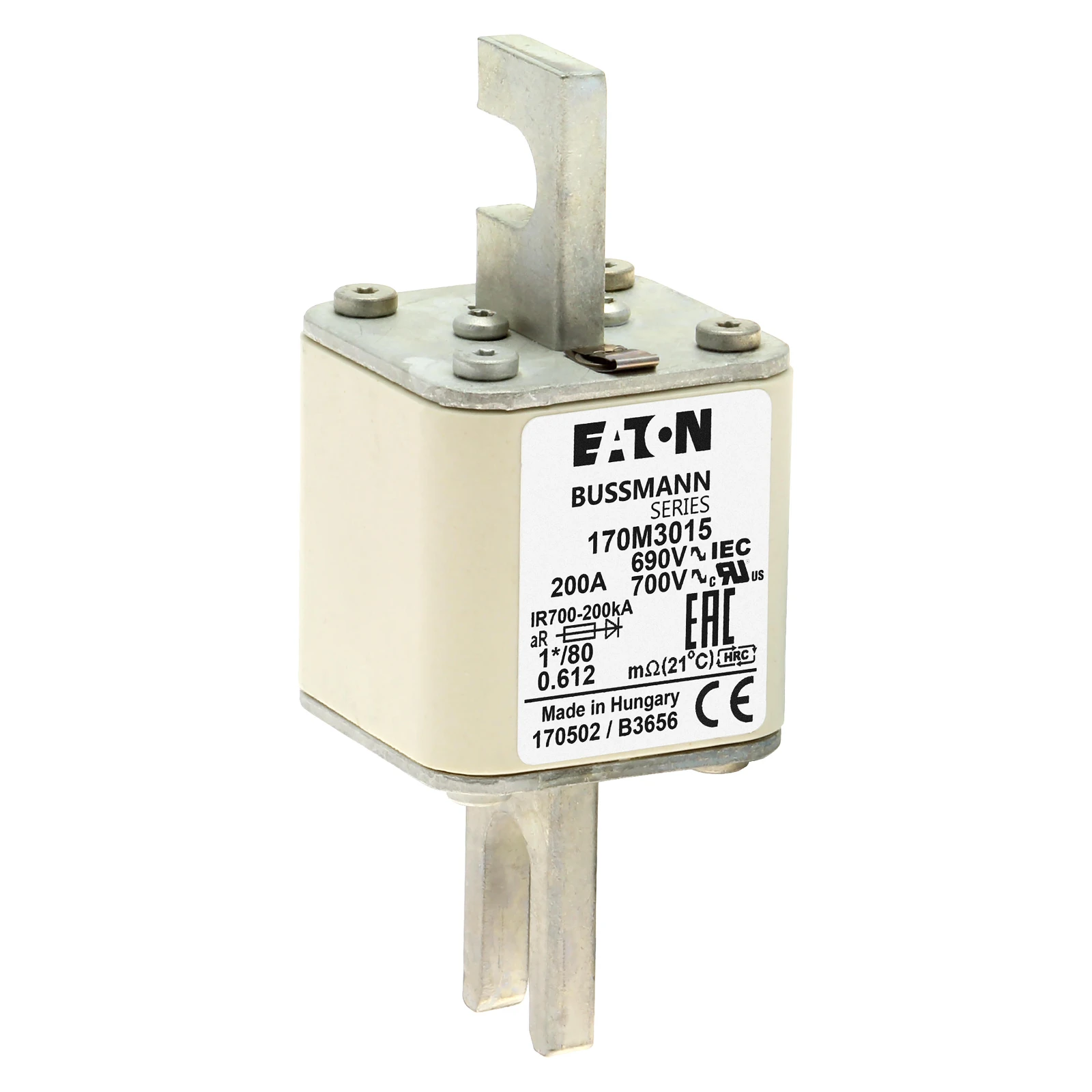 2537840 - Eaton FUSE 200A 690V 1*/80 AR UC