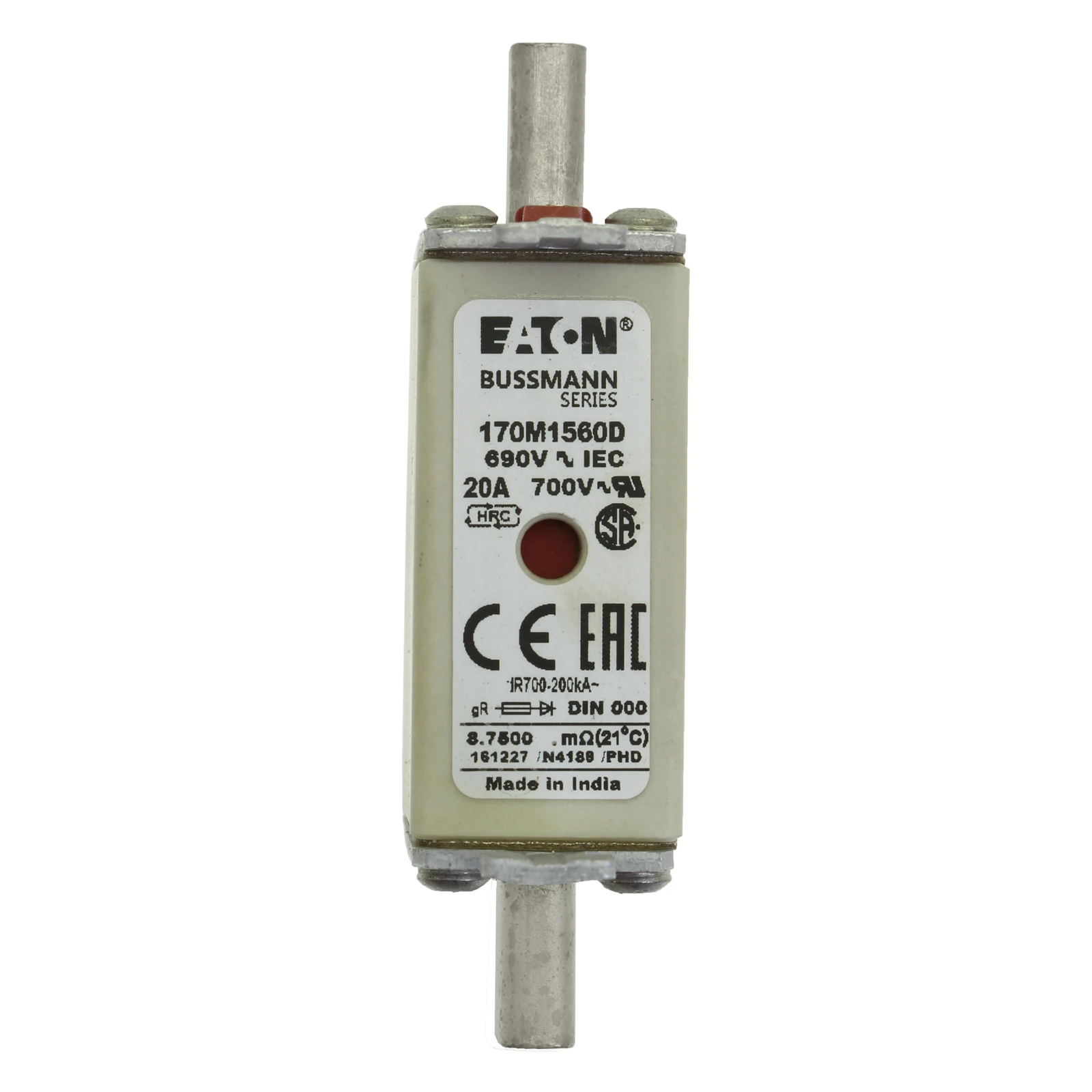 2537680 - Eaton FUSE 20A 690V gR DIN 000 HSDNH