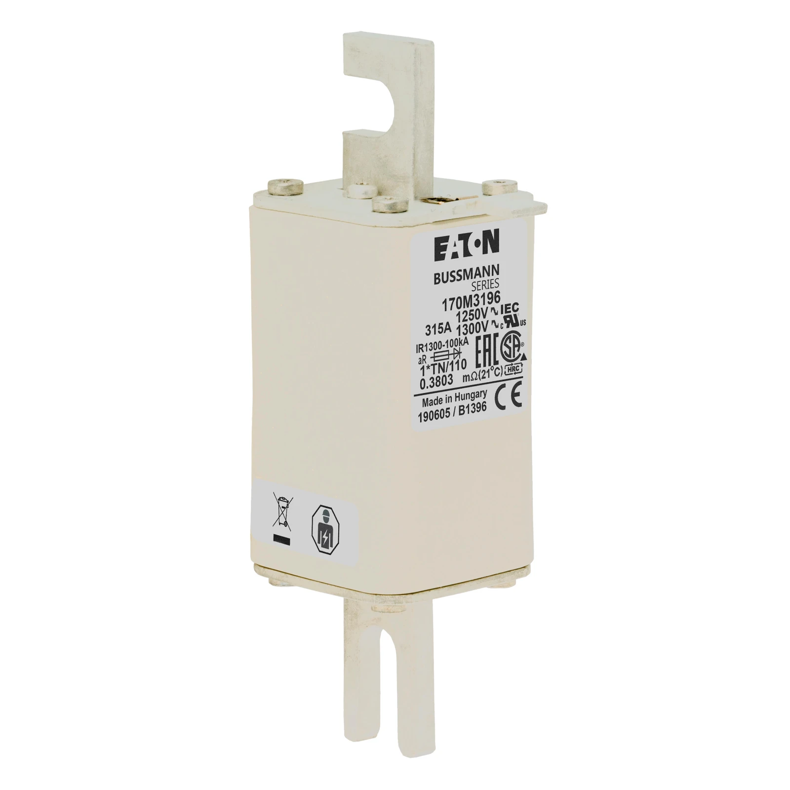 2537915 - Eaton FUSE 315A 1250V 1*TN/110 AR CU