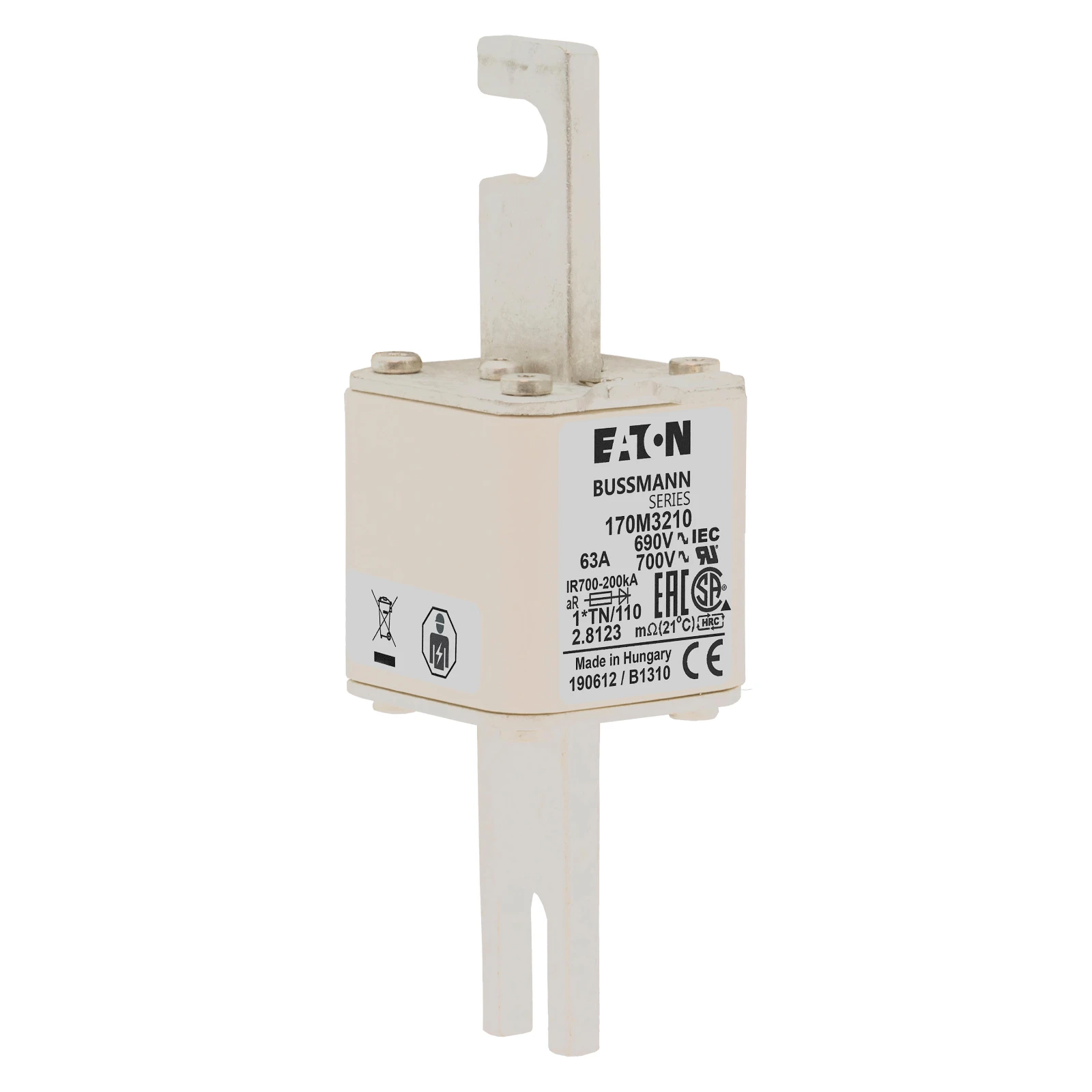 2537918 - Eaton FUSE 63A 690V 1*TN/110 AR UC