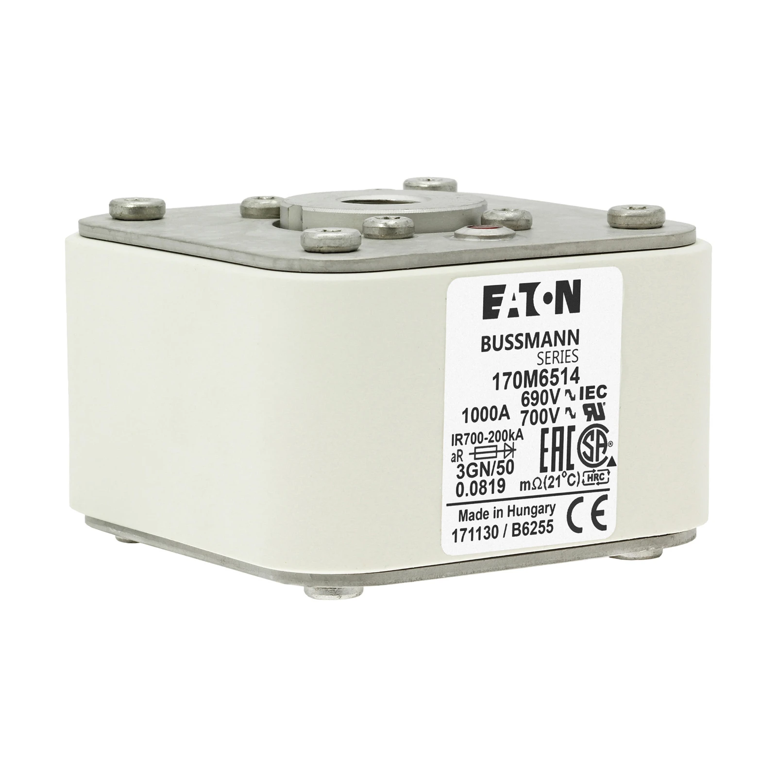 2538938 - Eaton FUSE 1000A 690V 3GN/50 AR UC