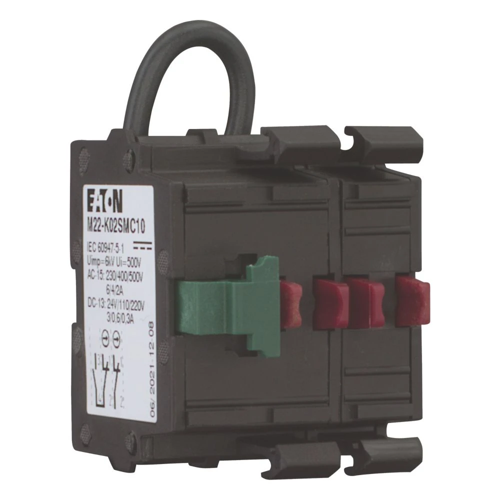 Eaton Hulpcontactblok M22-K02SMC10