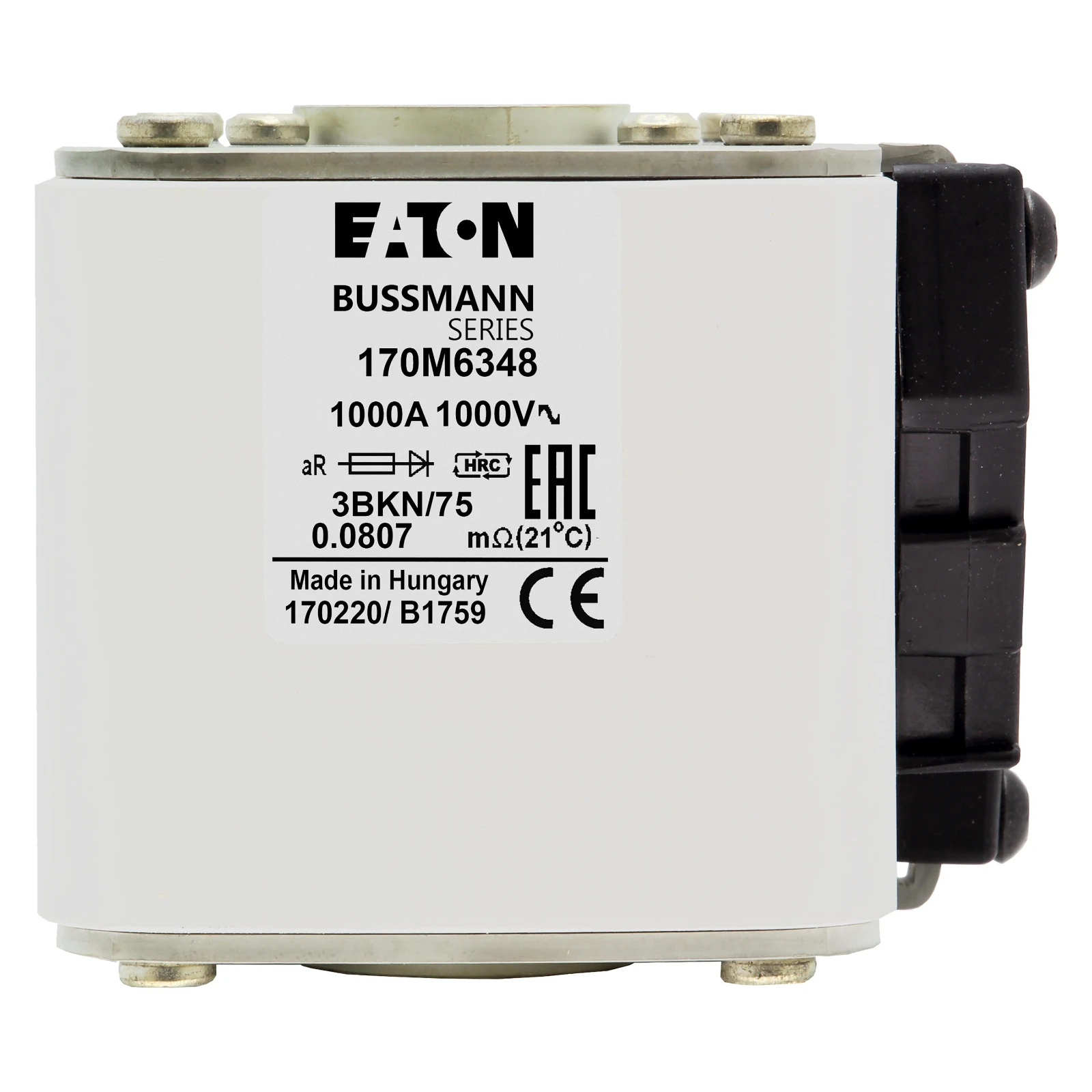 2538885 - Eaton FUSE 1000A 1000V 3BKN/75 AR