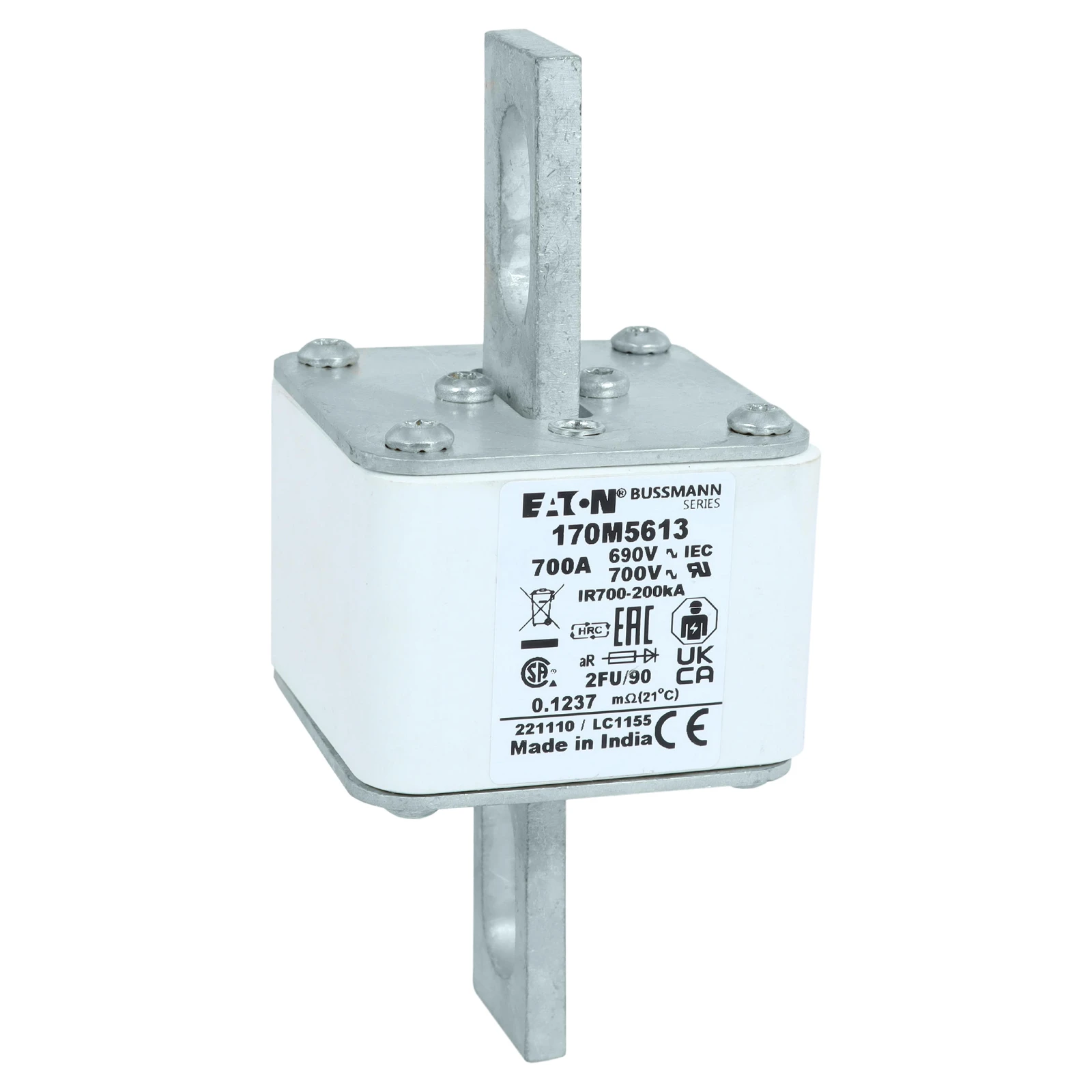 2538616 - Eaton FUSE 700A 690V 2FU/90 AR UC