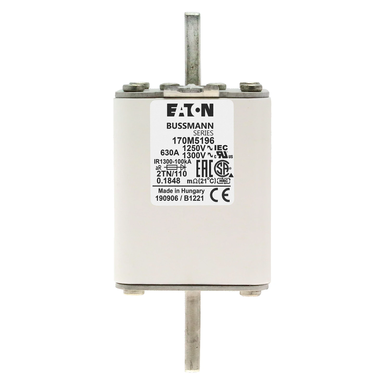 2538487 - Eaton FUSE 630A 1250V 2TN/110 AR CU