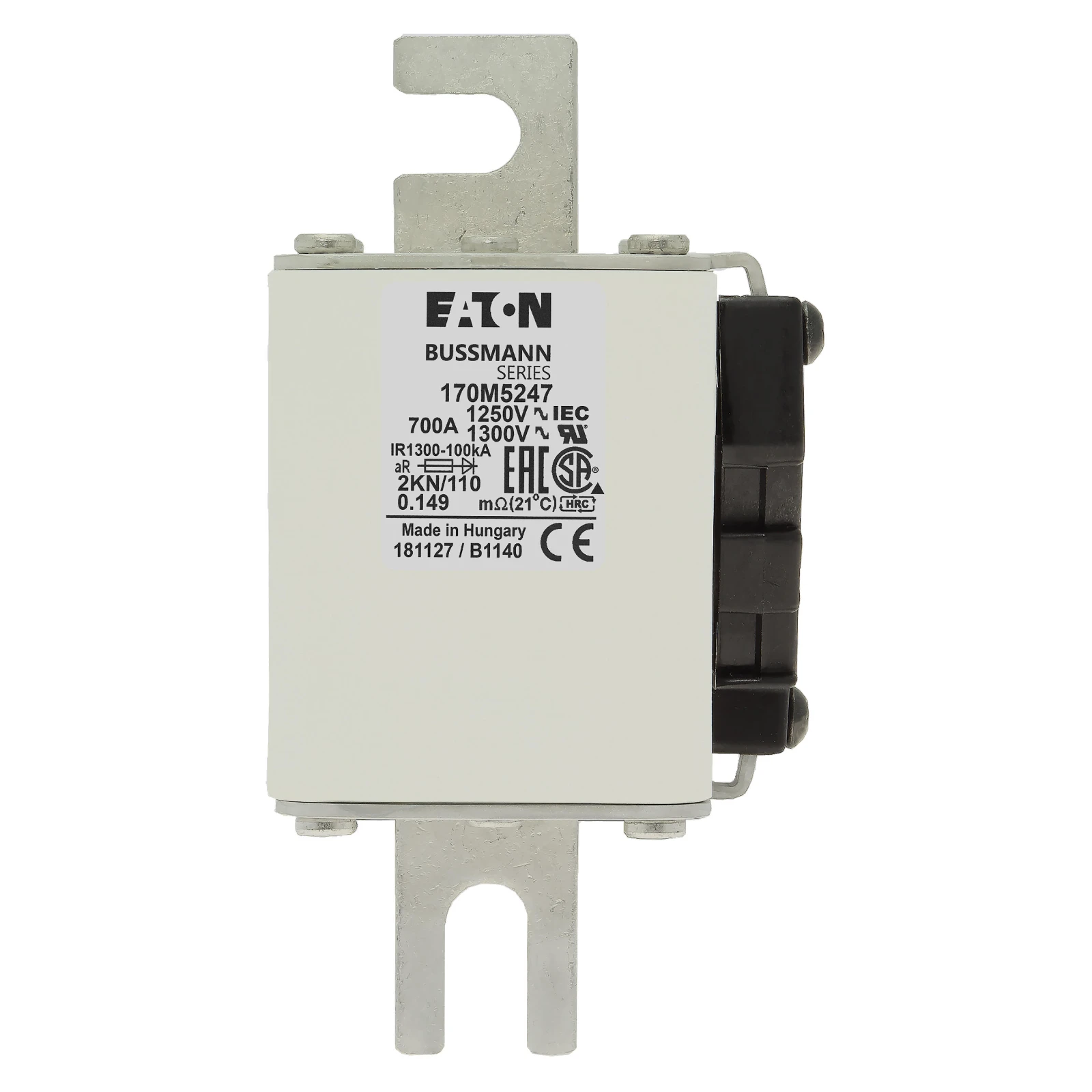 2538527 - Eaton FUSE 1100A 600V 2KN/110 AR UC