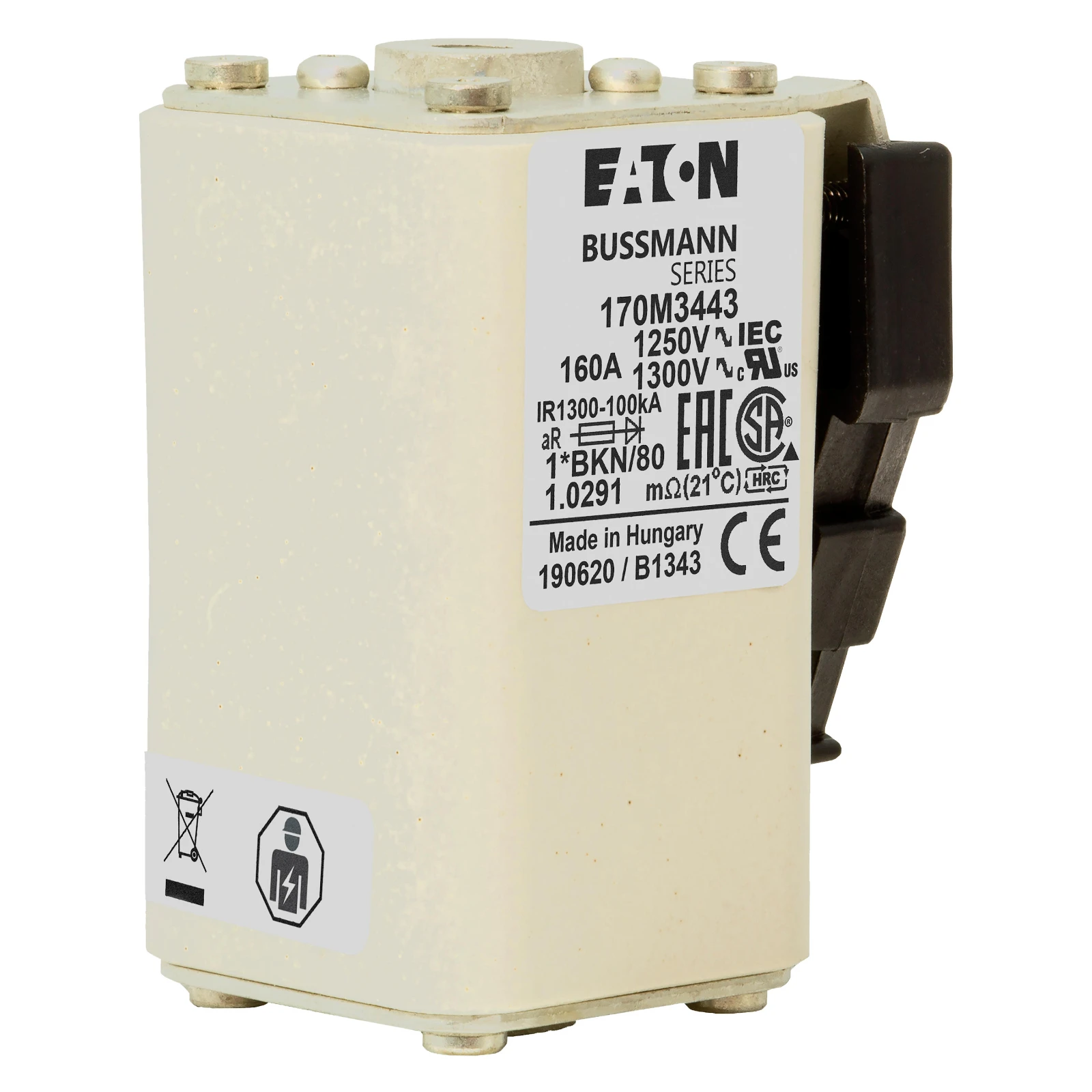 2538002 - Eaton FUSE 160A 1250V 1*BKN/80 AR CU