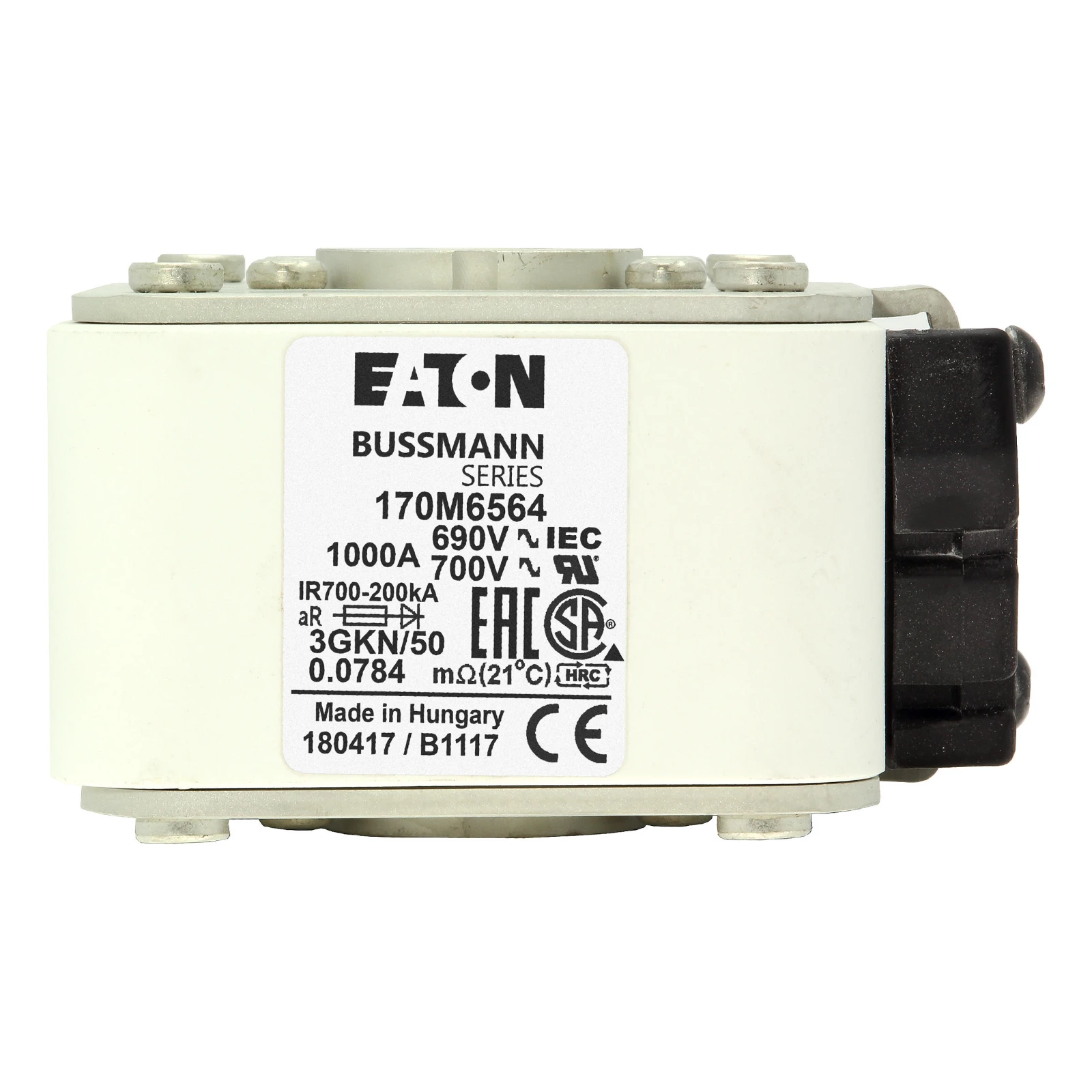 2538960 - Eaton FUSE 1000A 690V 3GKN/50 AR UC