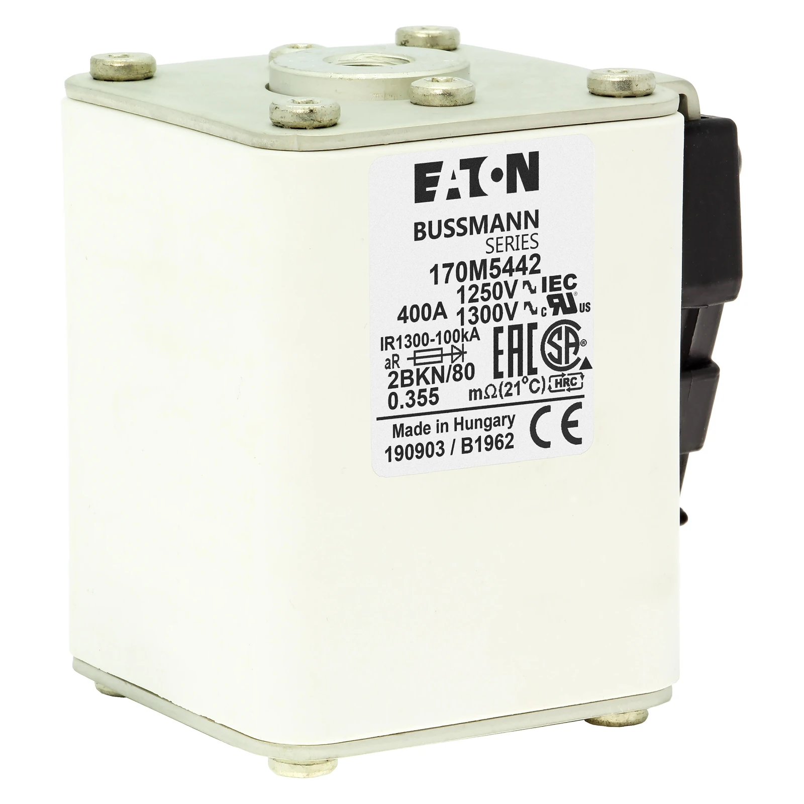 2538577 - Eaton FUSE 400A 1250V 2BKN/80 AR CU