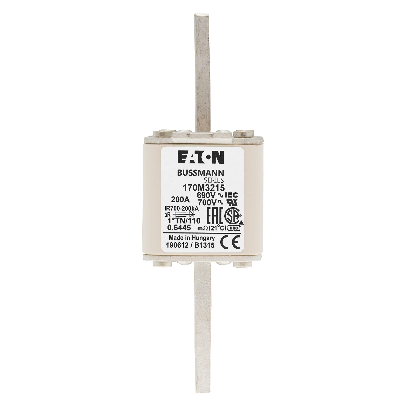 2537923 - Eaton FUSE 200A 690V 1*TN/110 AR UC