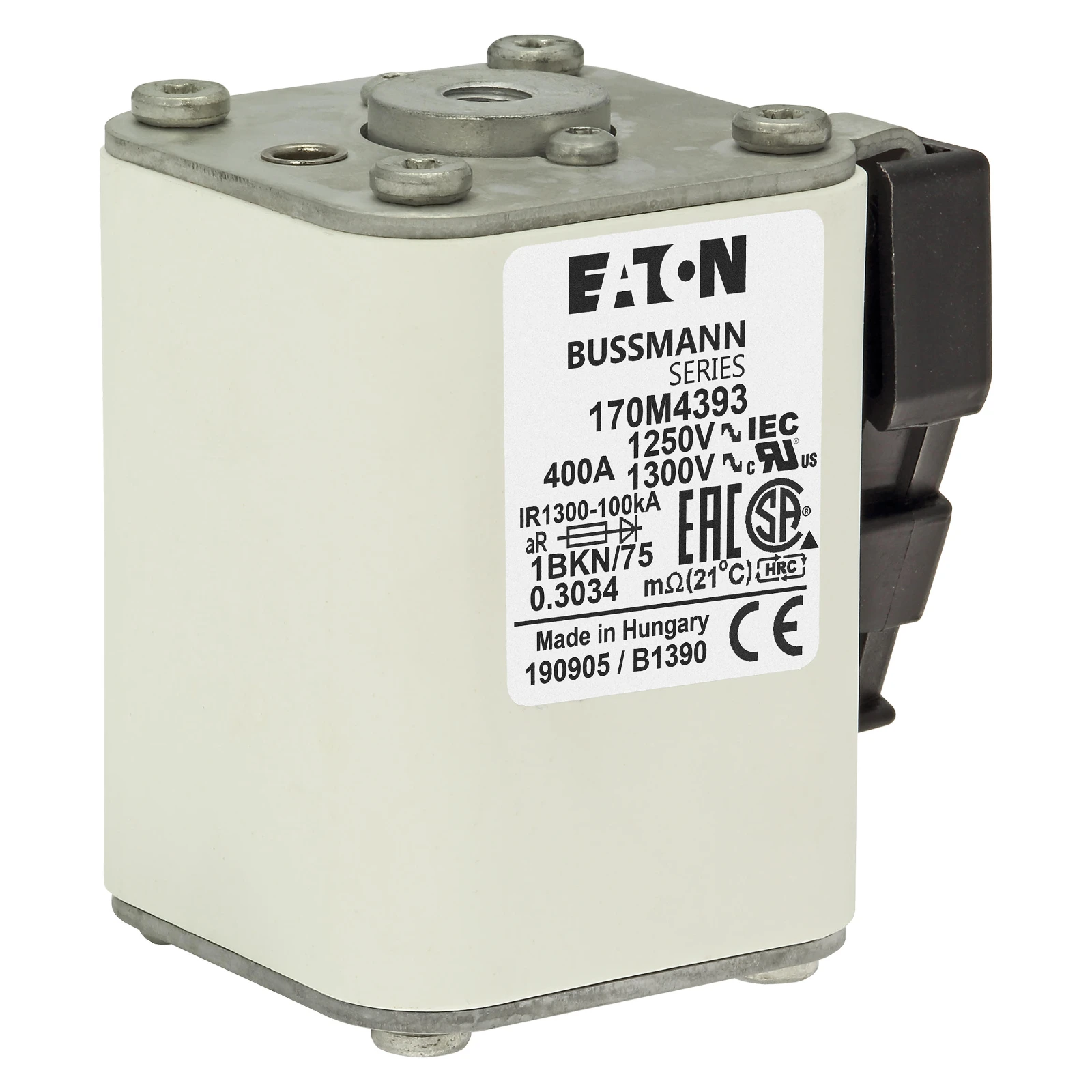 2538273 - Eaton FUSE 400A 1250V 1BKN/75 AR CU