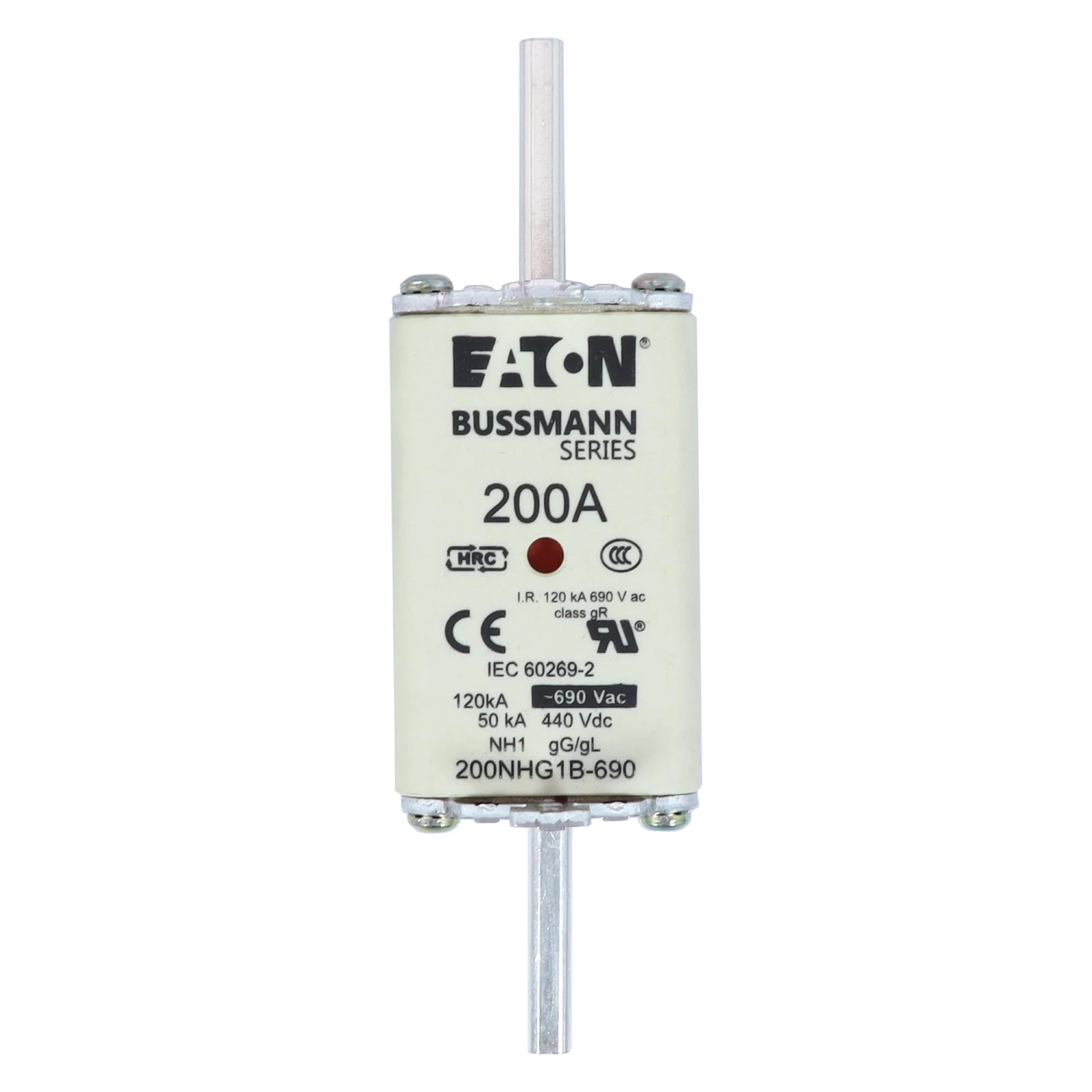 1231700 - Eaton NH FUSE 200AMP 690V AC gG 1 DUAL IN