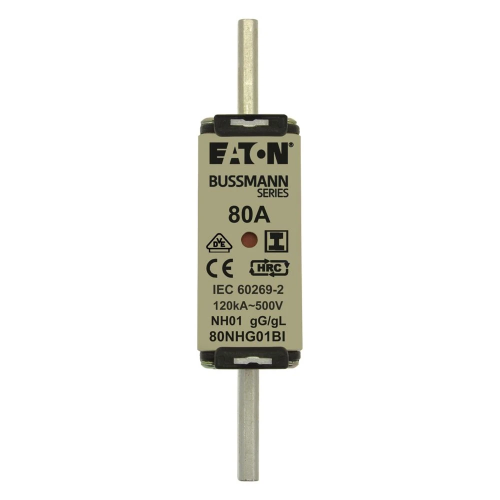 2261955 - Eaton NH FUSE 80A 500V GL/GG SIZE 01