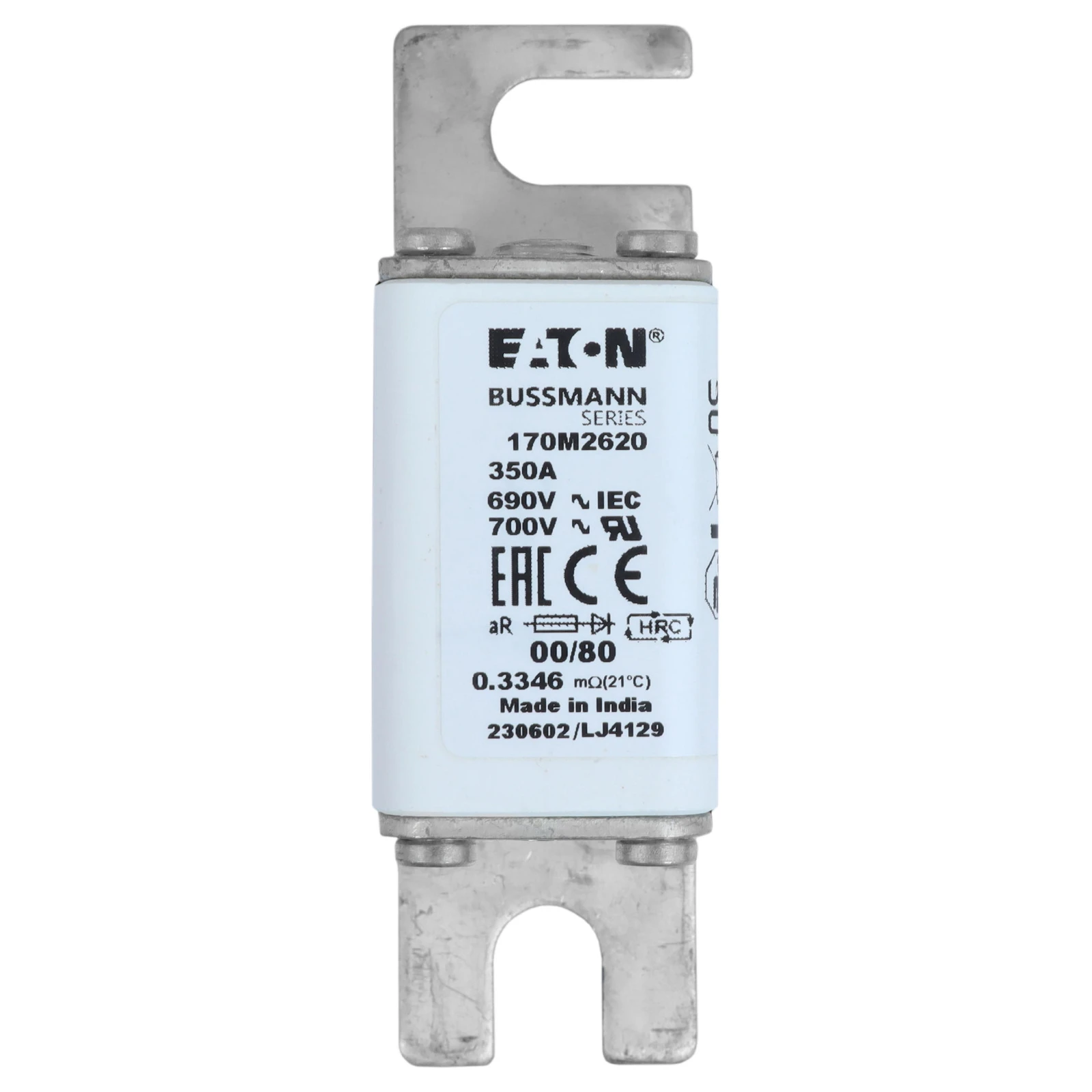 2537770 - Eaton FUSE 350A 690V 00/80 AR UR