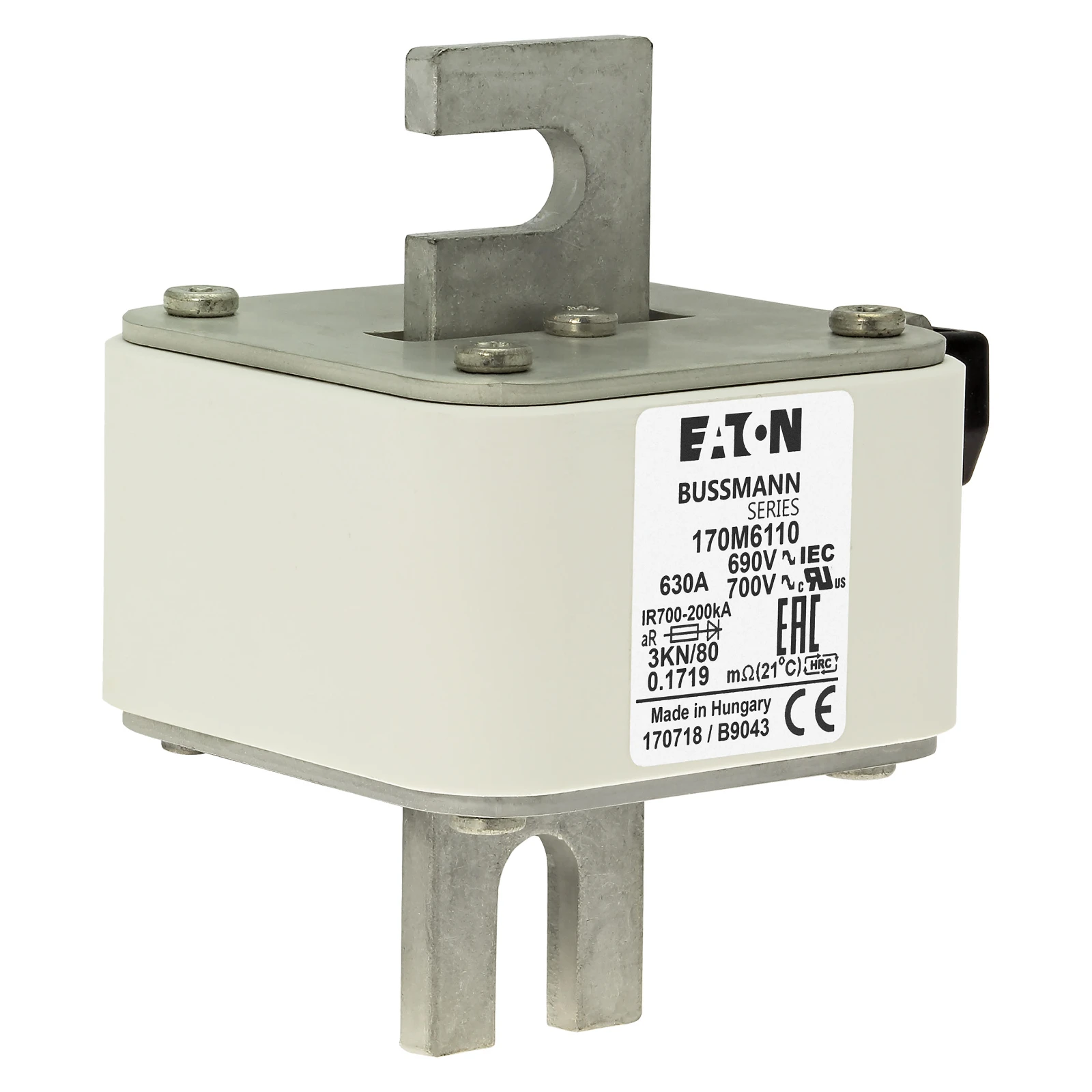 2538760 - Eaton FUSE 630A 690V 3KN/80 AR UC