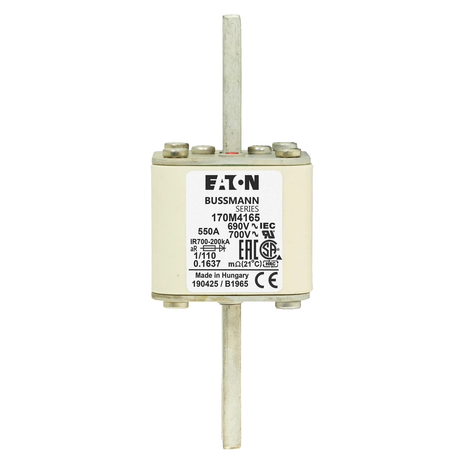 2538189 - Eaton FUSE 550A 690V 1/110 AR UC