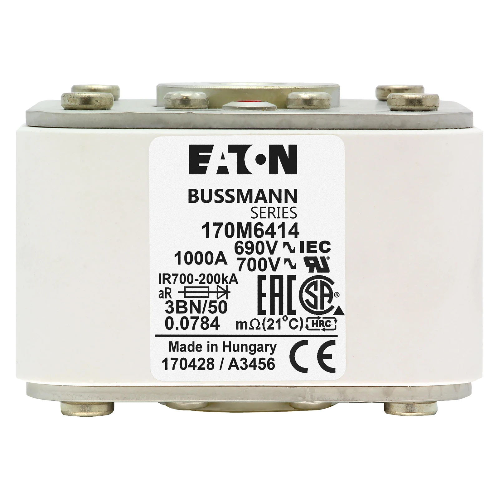 1216105 - Eaton FUSE 1000A 690V 3BN/50 AR UC