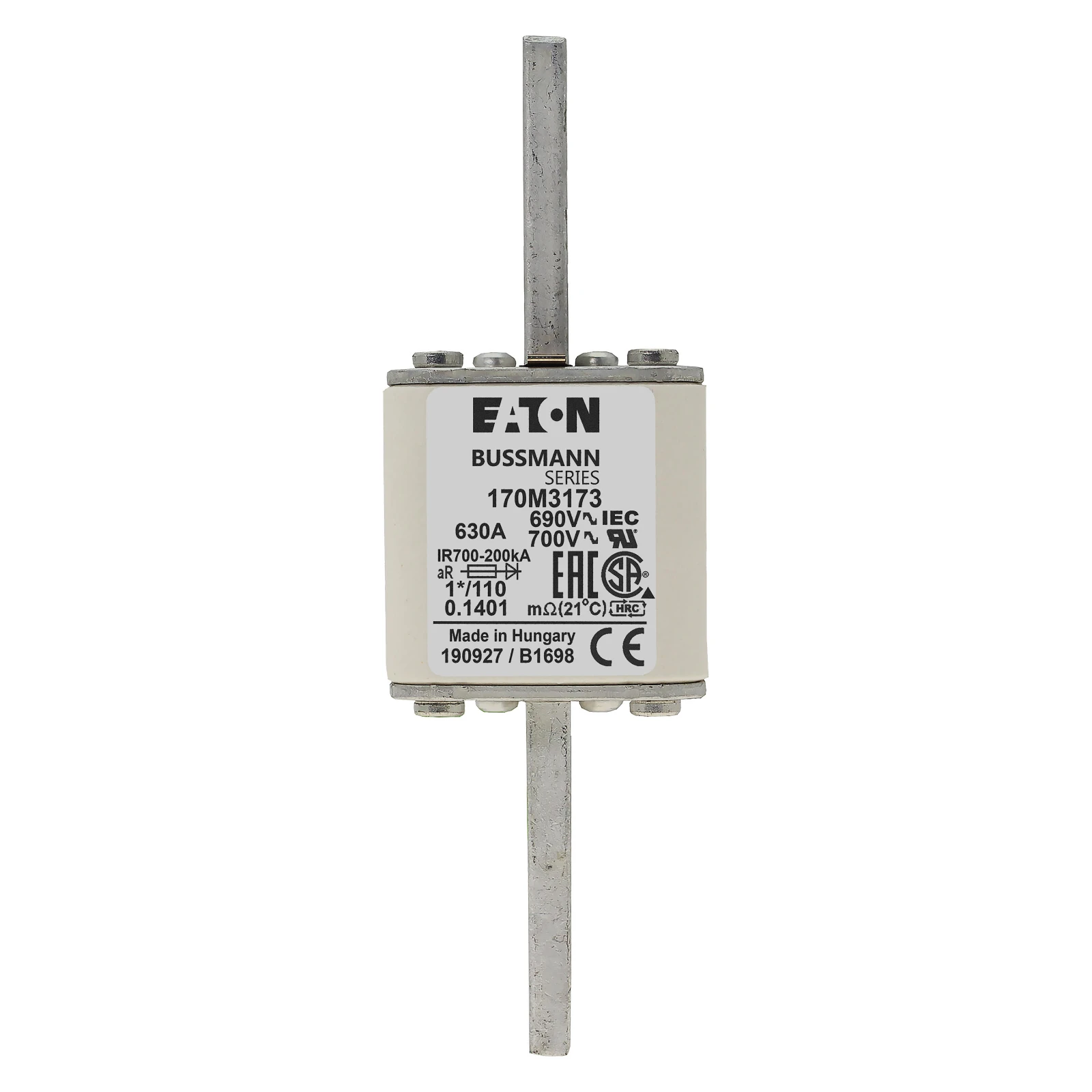 2537907 - Eaton FUSE 630A 690V 1*/110 AR UC