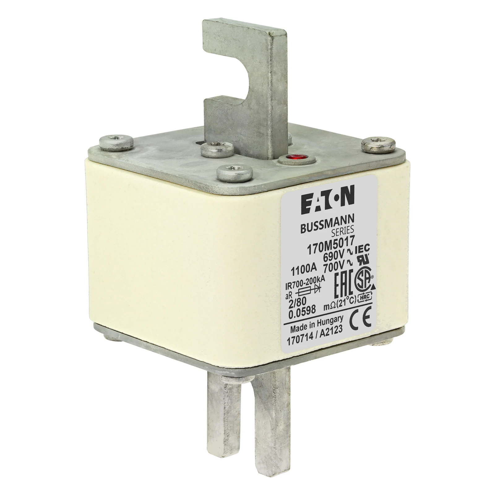 2538434 - Eaton FUSE 1100A 600V 2/80 AR UC