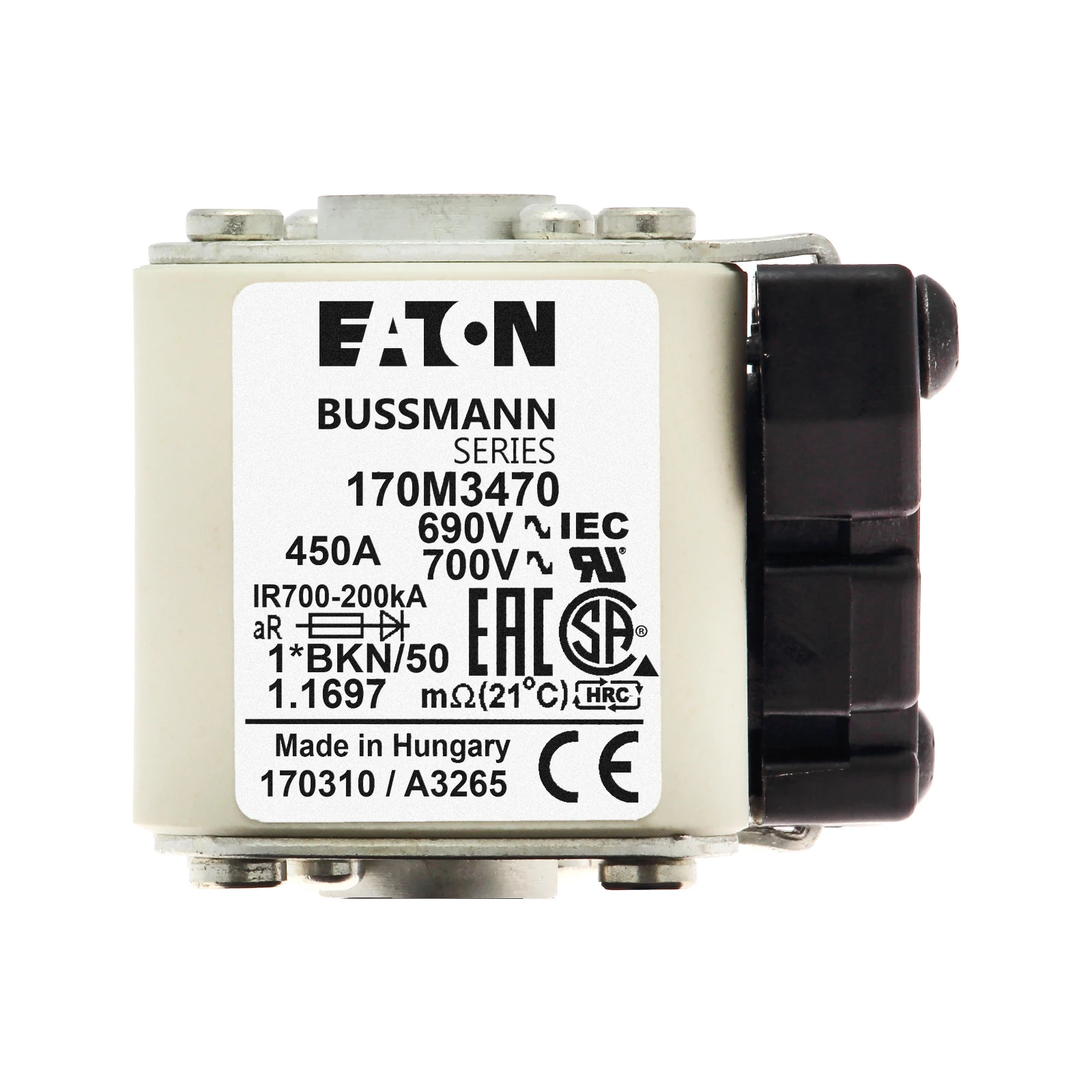 2538019 - Eaton FUSE 450A 690V 1*BKN/50 AR UC