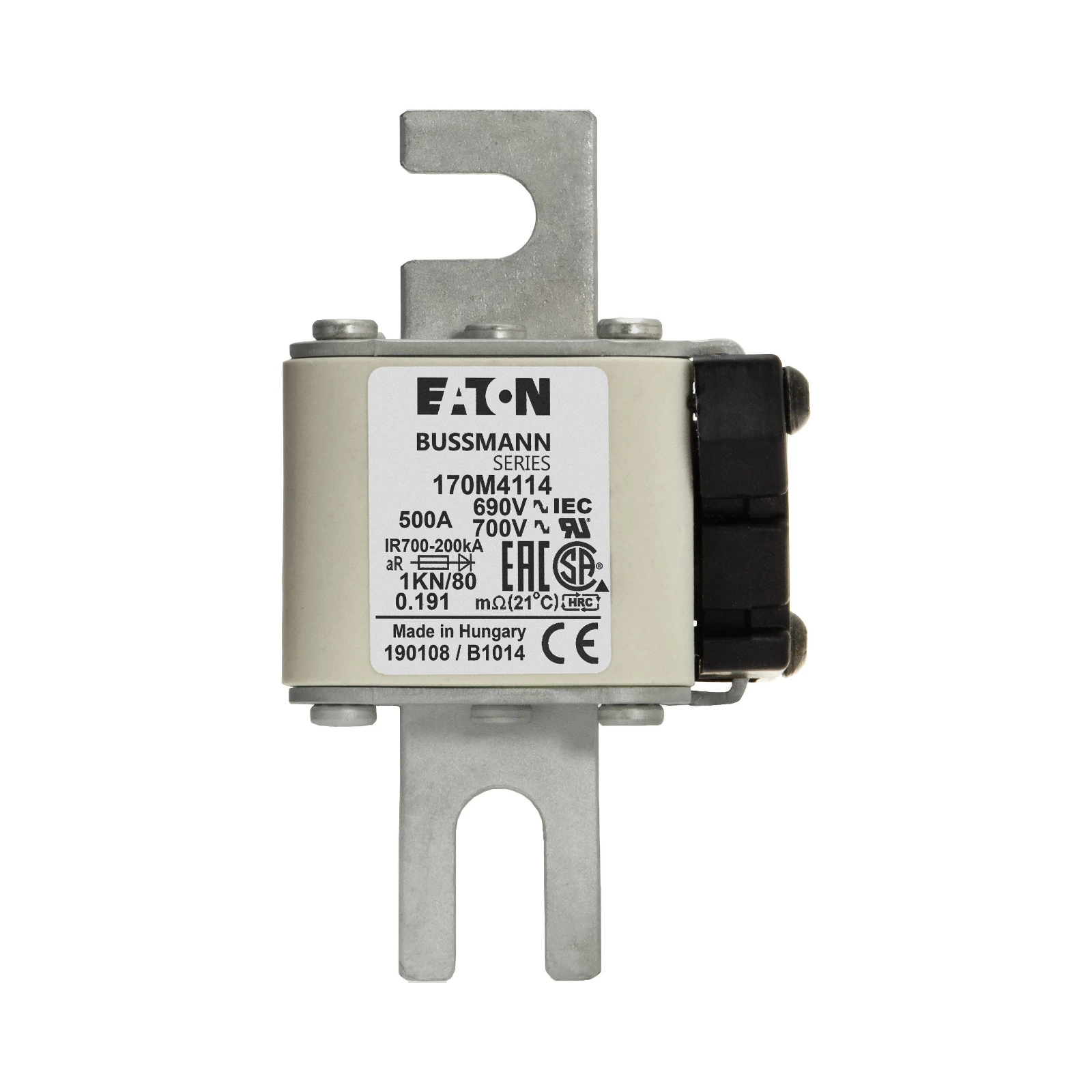 2538168 - Eaton FUSE 500A 690V 1KN/80 AR UC