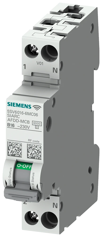 4099086 - Siemens AFDD-MCB EM COM 230V 6kA, 1+N, B16