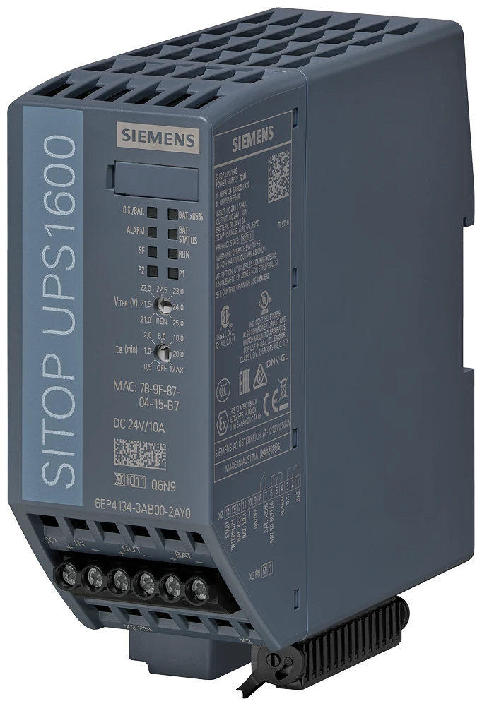 1182887 - Siemens SITOP UPS1600/DC/24VDC/10A/IE/PN