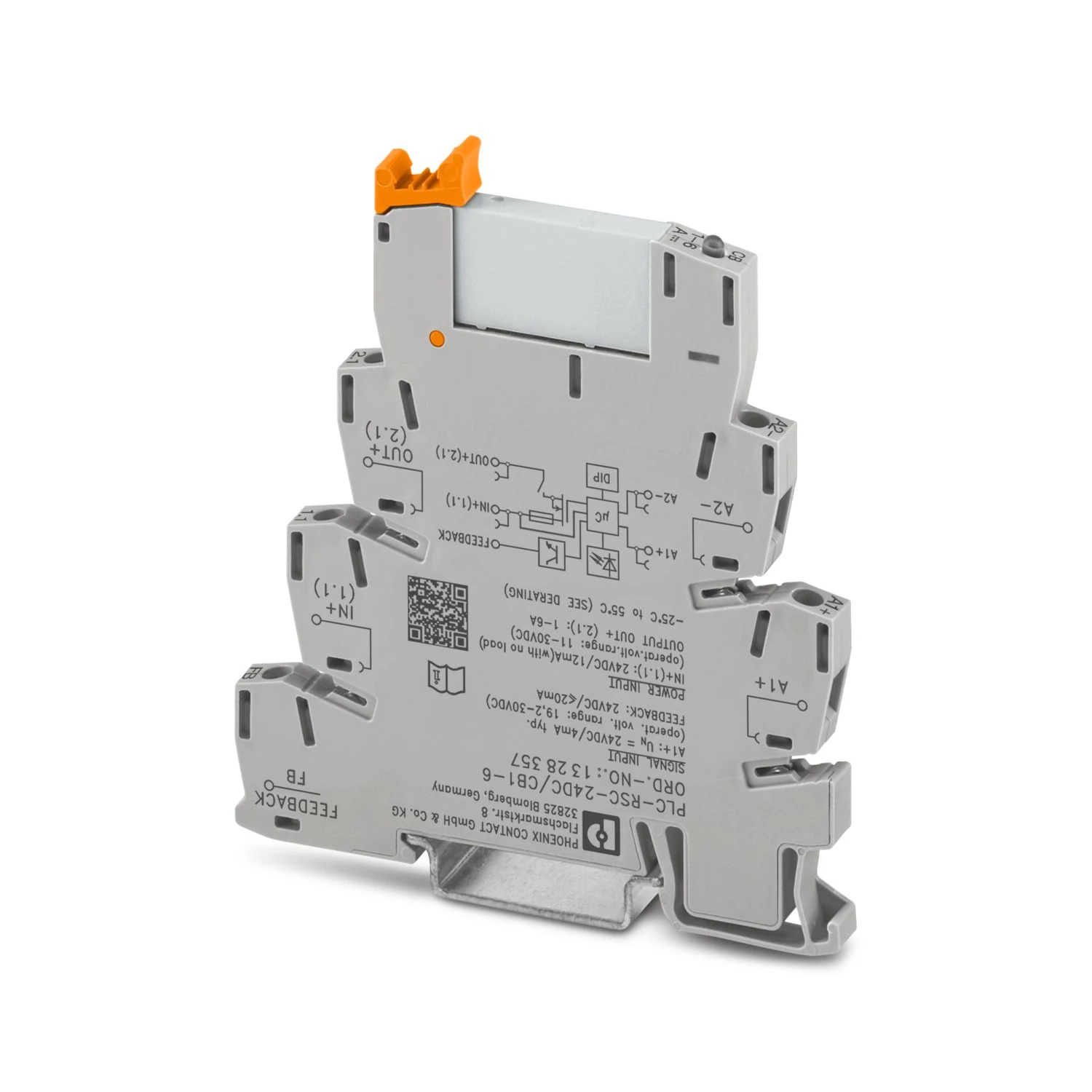 Phoenix Contact Apparatenbeveiligingsschakelaar PLC-RSC- 24DC/1/CB1-6