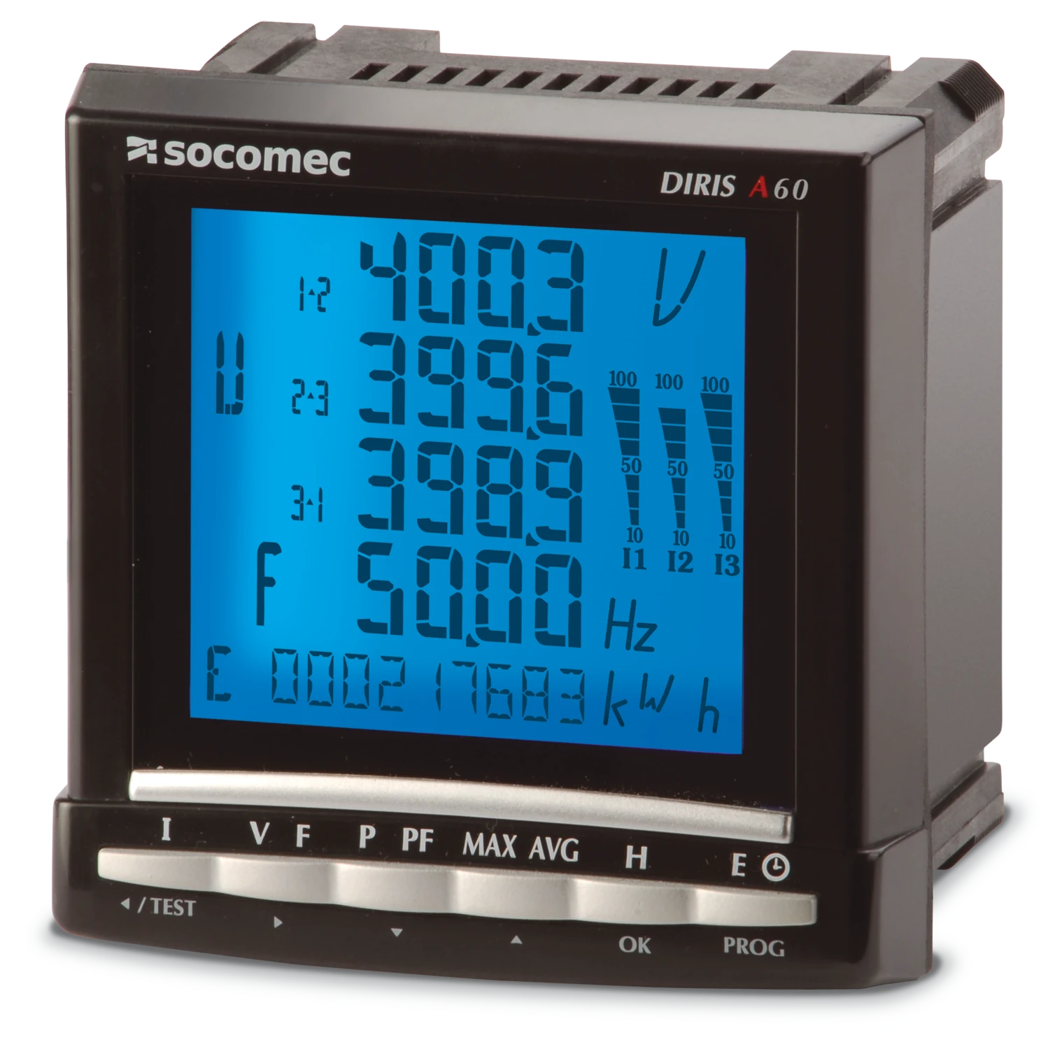 Socomec Multifunctionele paneelmeter MONITORING DEVICES