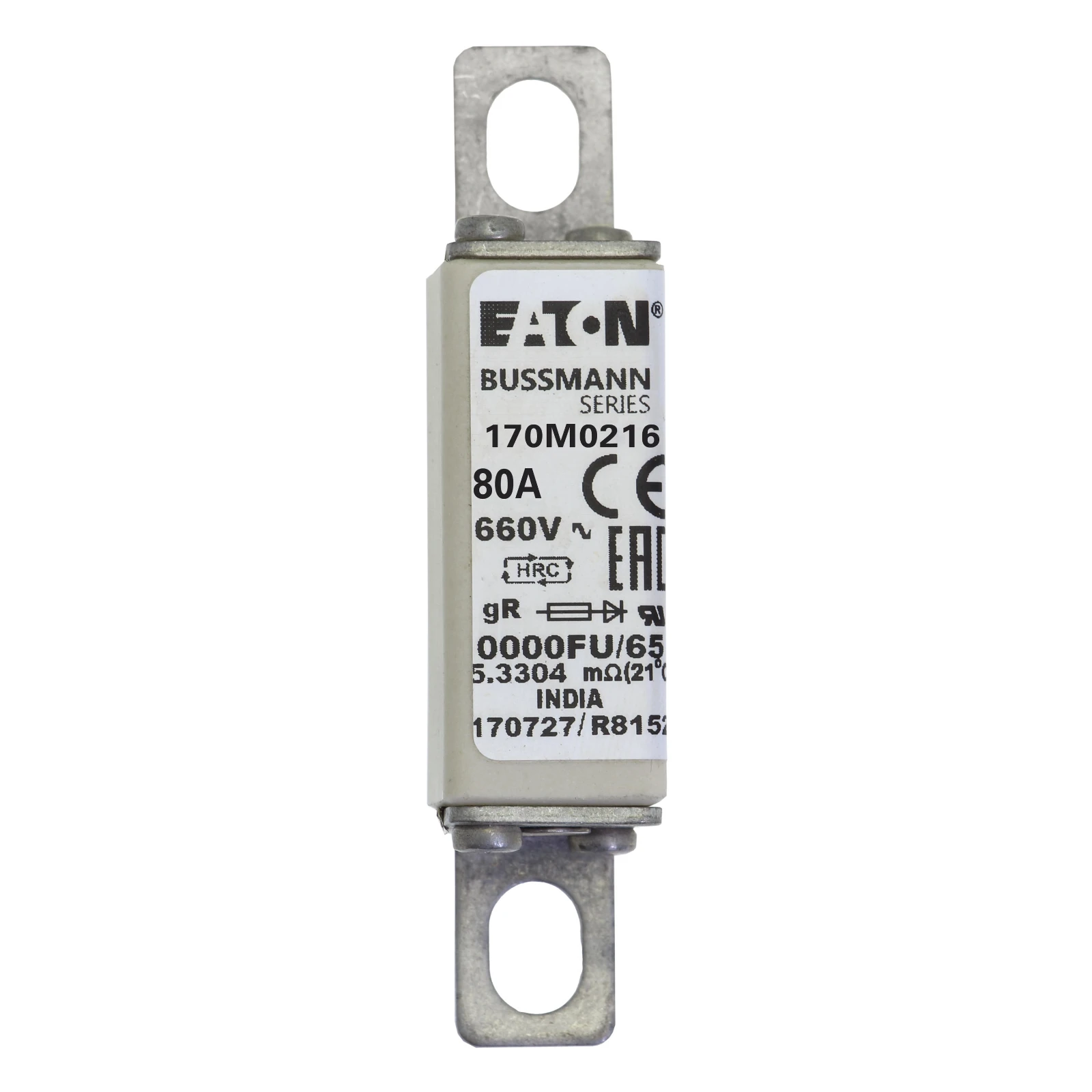 2537621 - Eaton FUSE 80A 660V 0000FU/65 AR UR