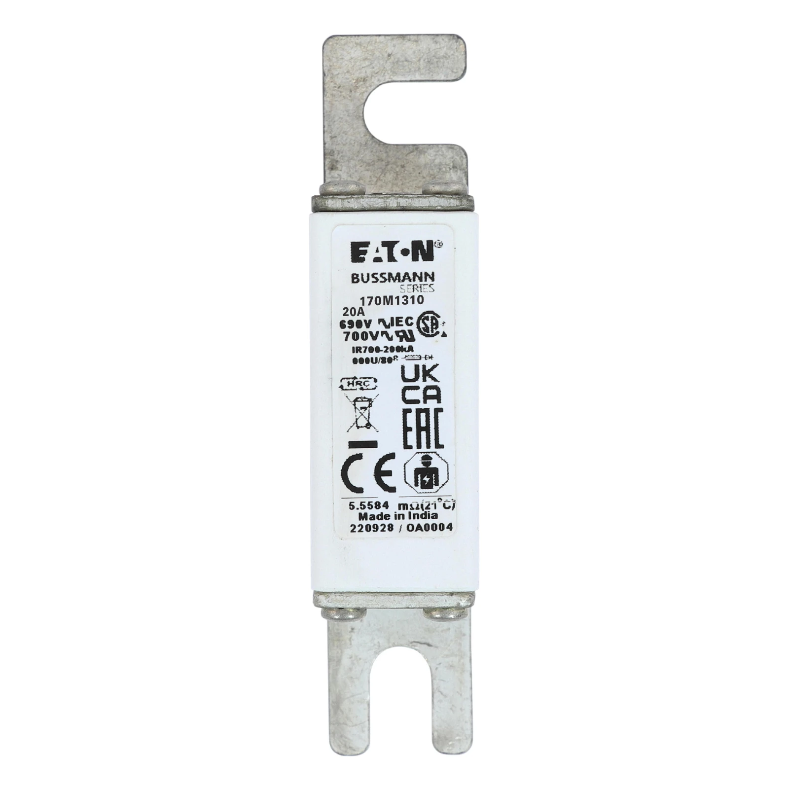 2537625 - Eaton FUSE 20A 690V 000U/80 GR UC