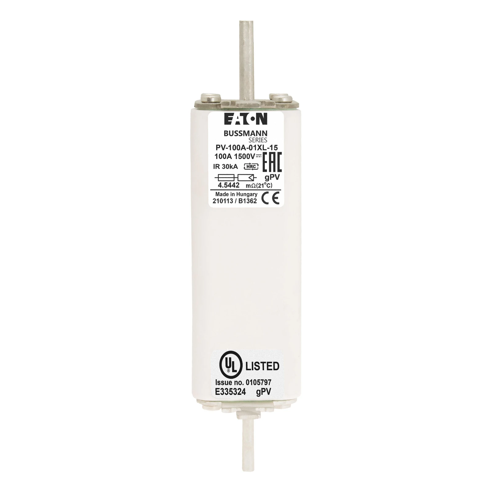 3034860 - Eaton FUSE 100A 1500V 1*XL PV