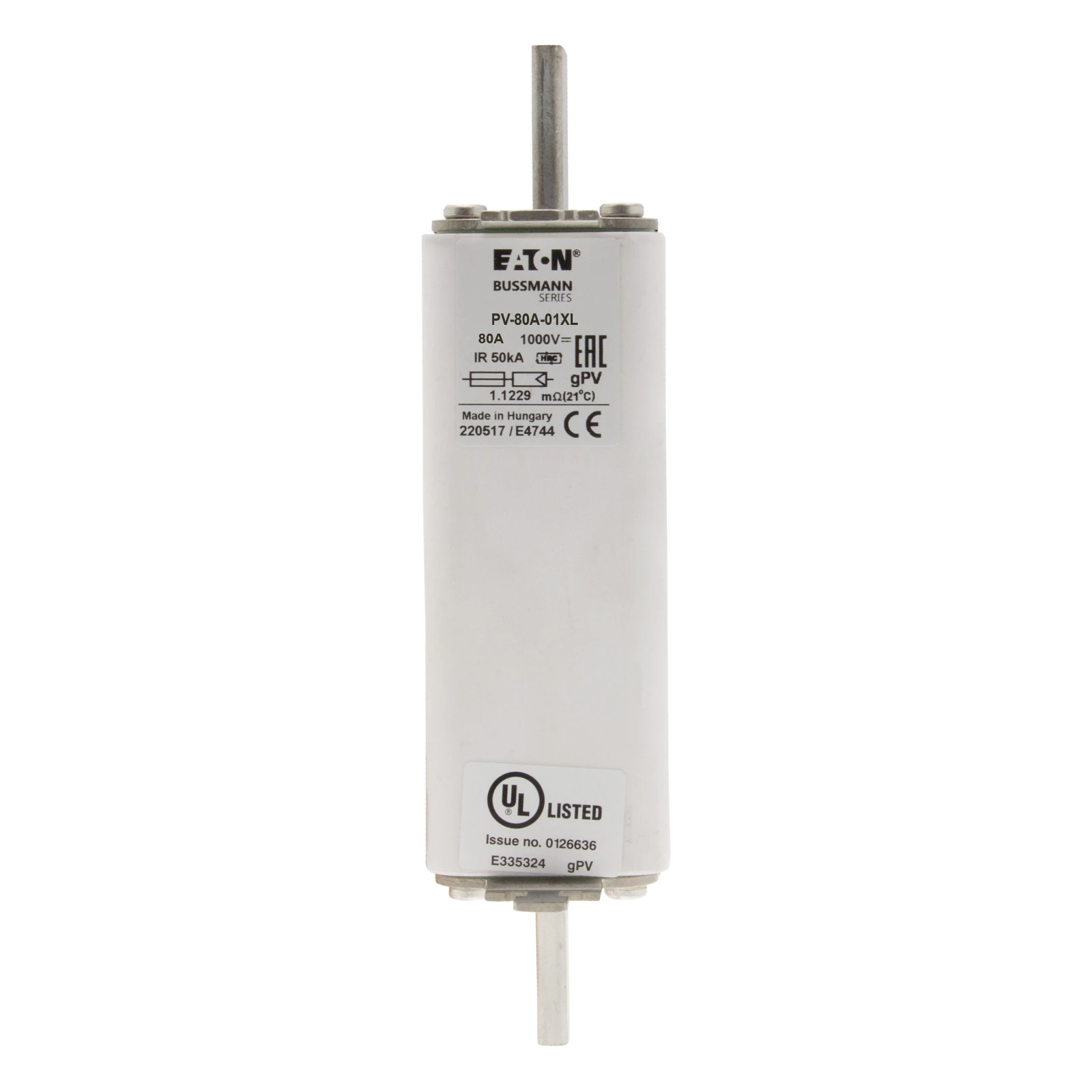 3035730 - Eaton FUSE 80A 1000V 1*XL PV