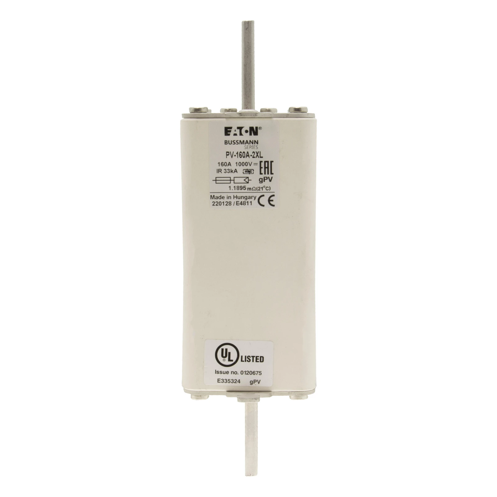 3038940 - Eaton FUSE 160A 1000V 2XL PV