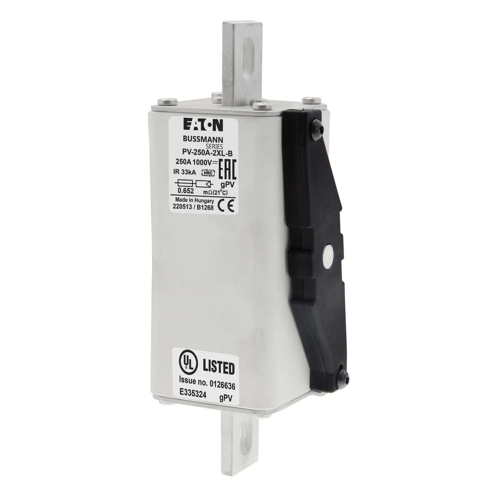 3037305 - Eaton FUSE 250A 1000V 2XL PV BOLT-IN VER