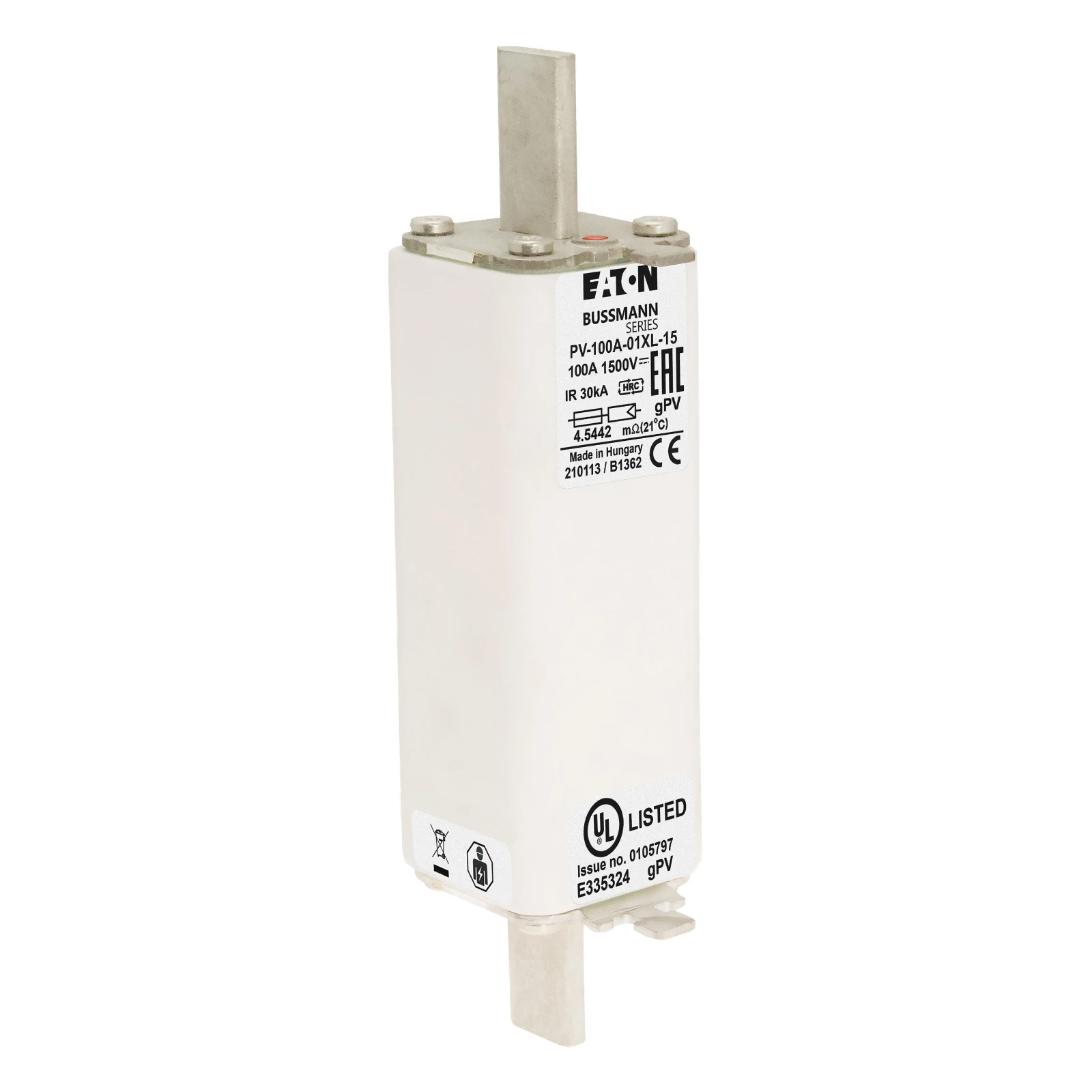 3034860 - Eaton FUSE 100A 1500V 1*XL PV