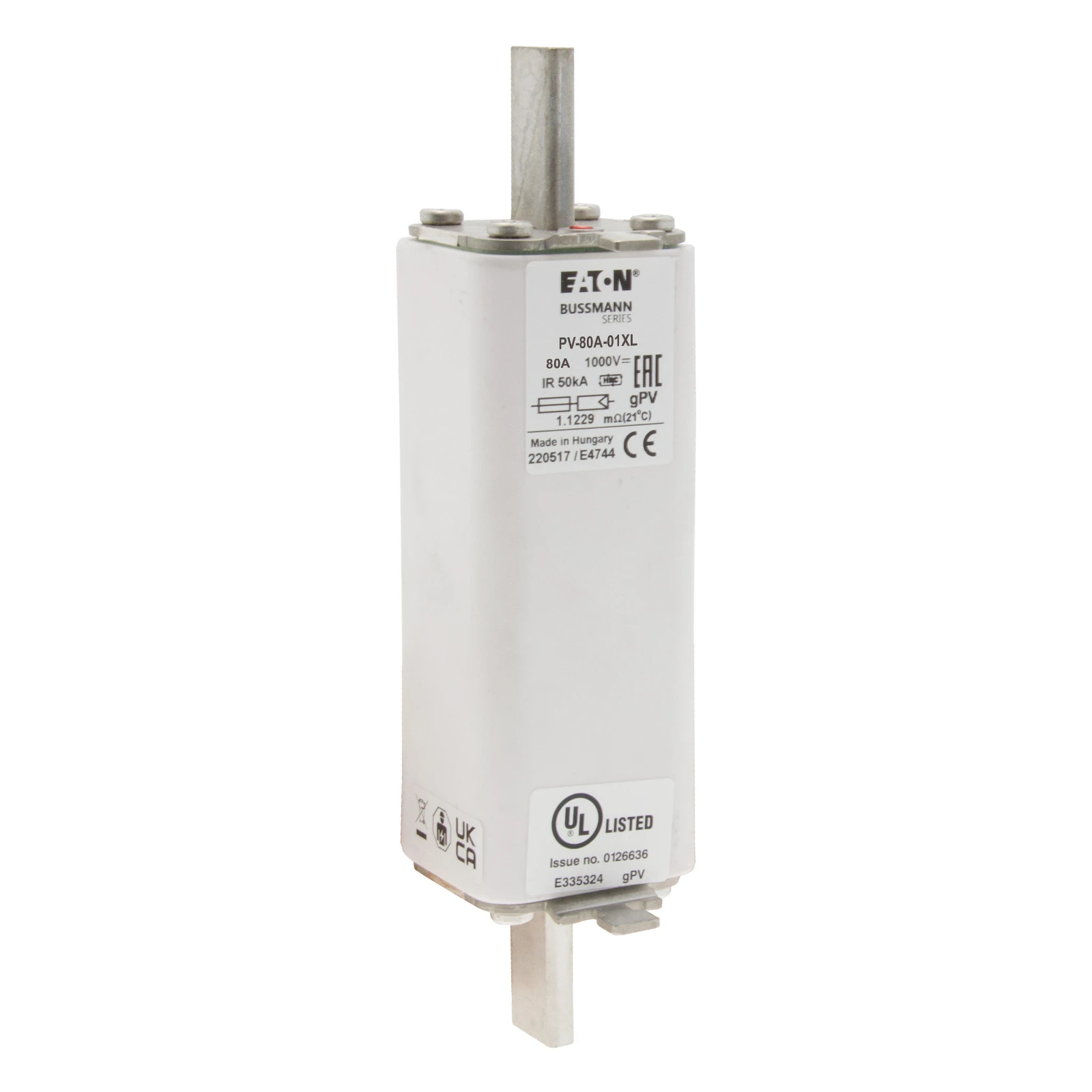 3035730 - Eaton FUSE 80A 1000V 1*XL PV