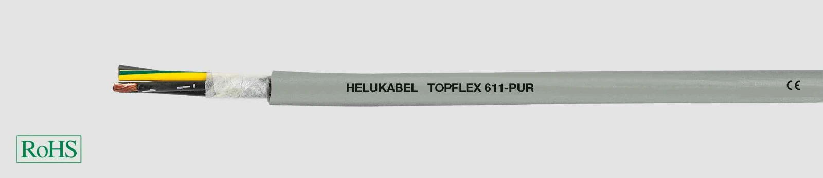 Helukabel Voedingskabel < 1 kV, voor beweegbare toepassingen TOPFLEX® 611-PUR