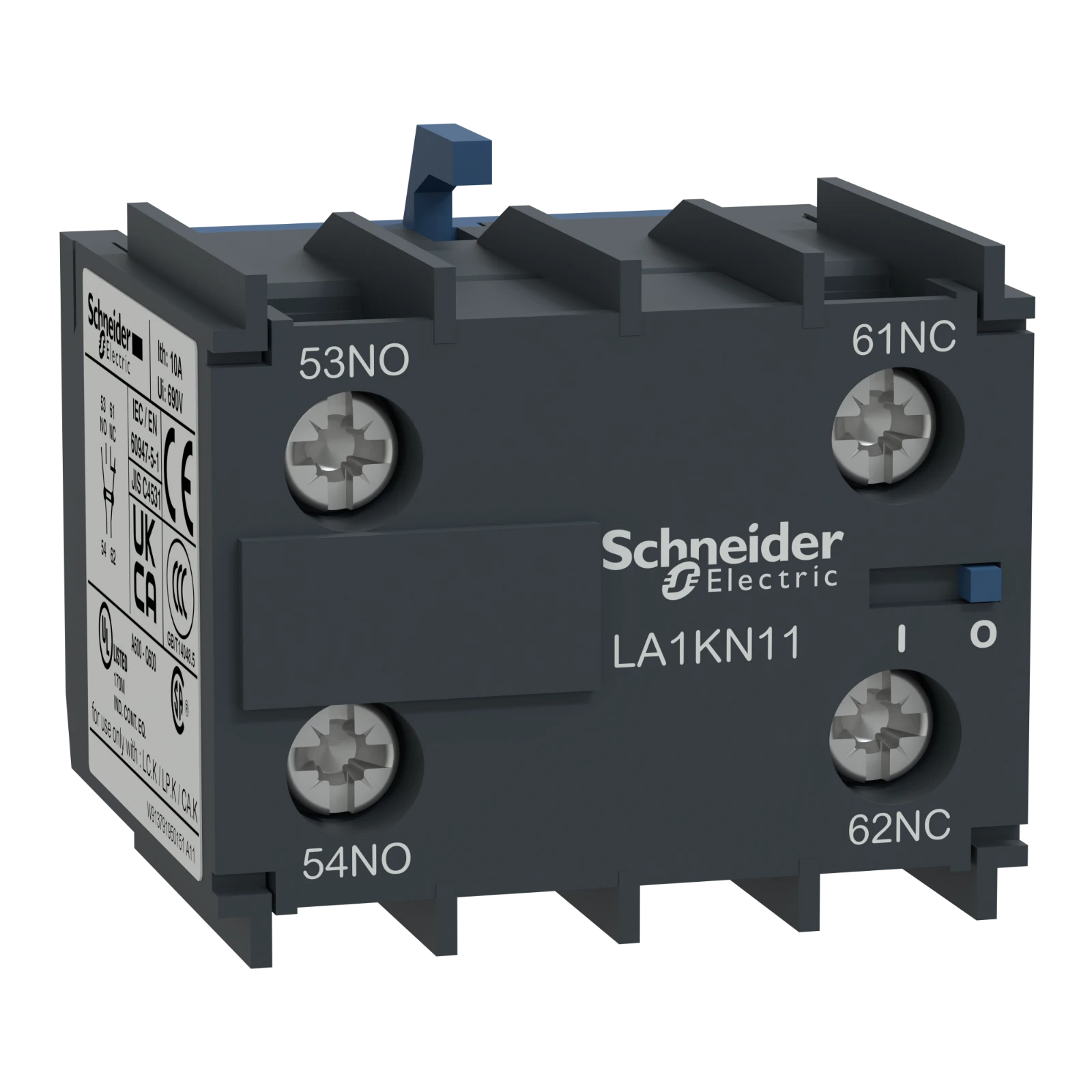 Schneider Electric Hulpcontactblok LA1KN11