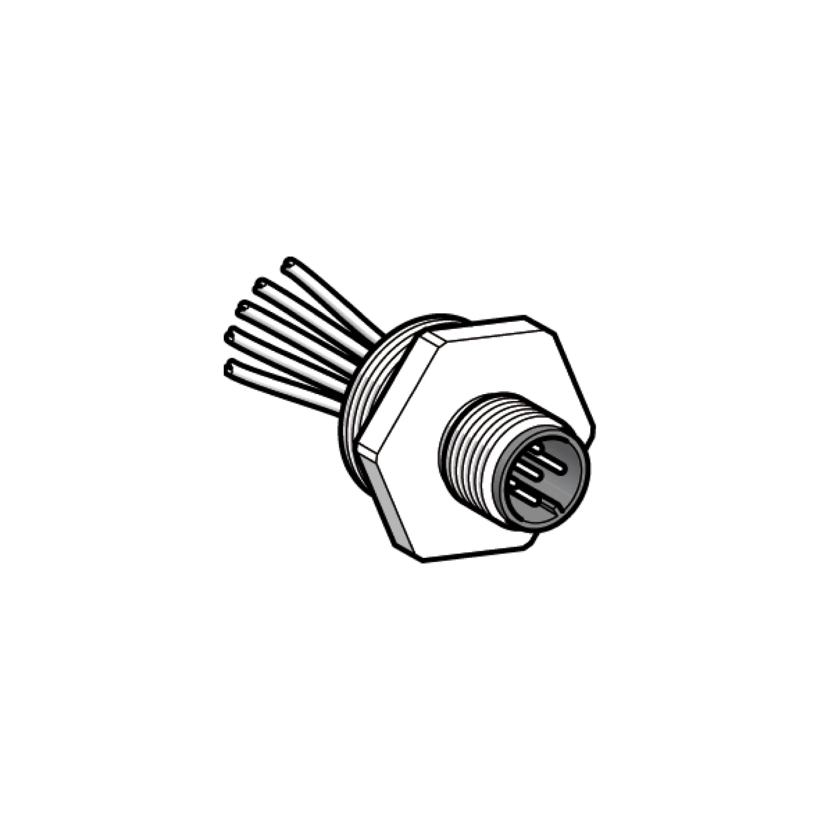 Telemecanique Sensors Ronde connector, inbouw (met kabel) XZCE13M125M