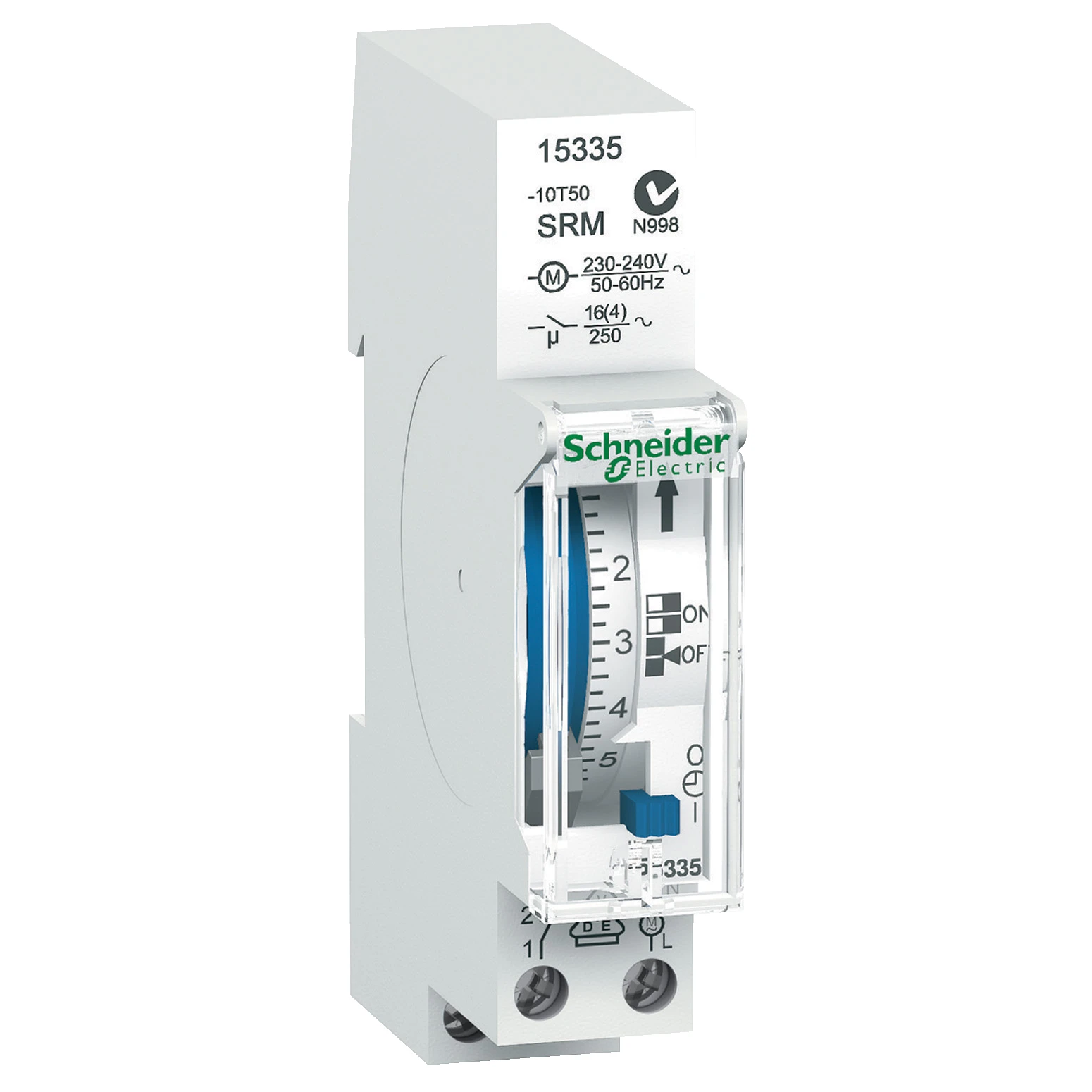 Schneider Electric Analoge schakelklok voor paneelbouw 15335