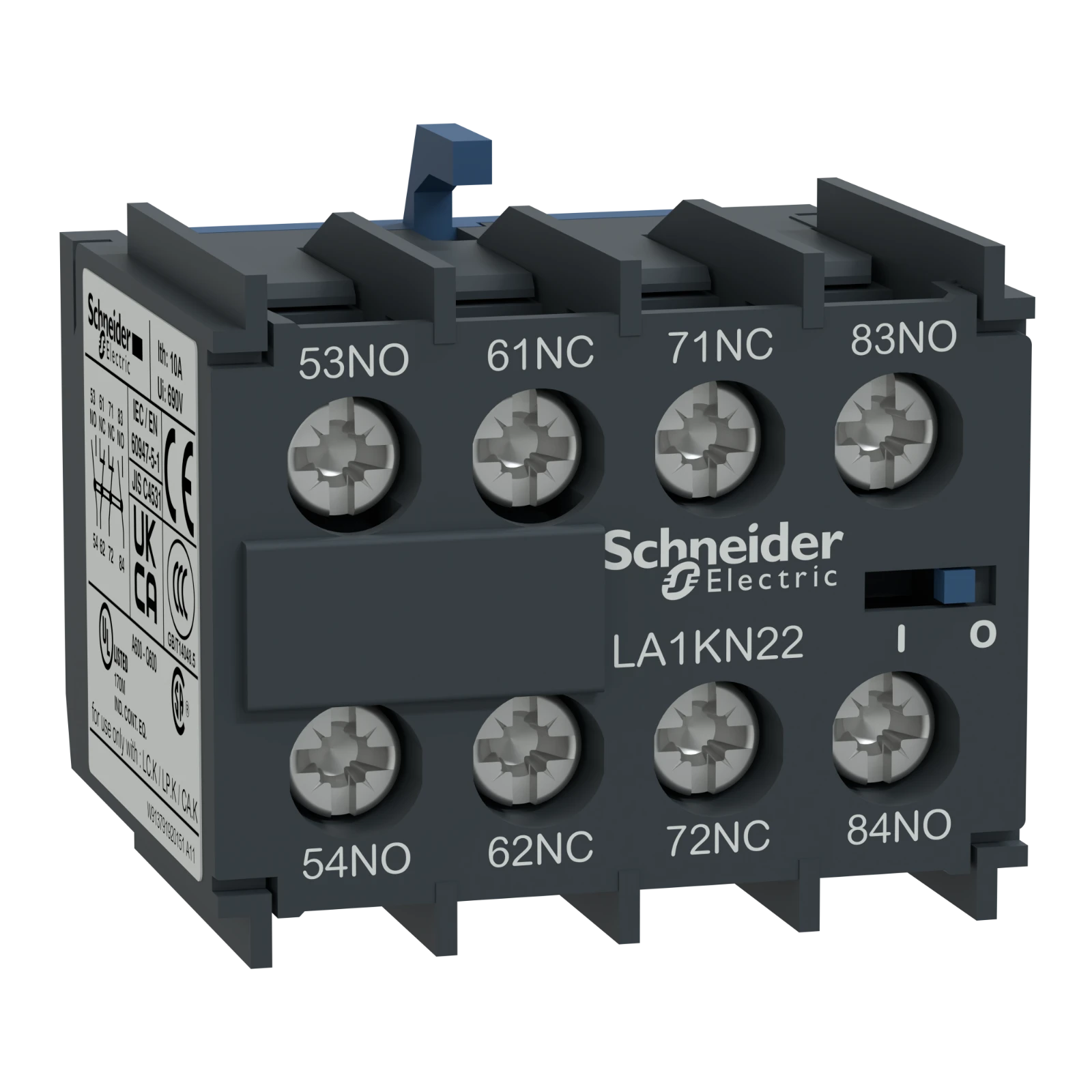 Schneider Electric Hulpcontactblok LA1KN22