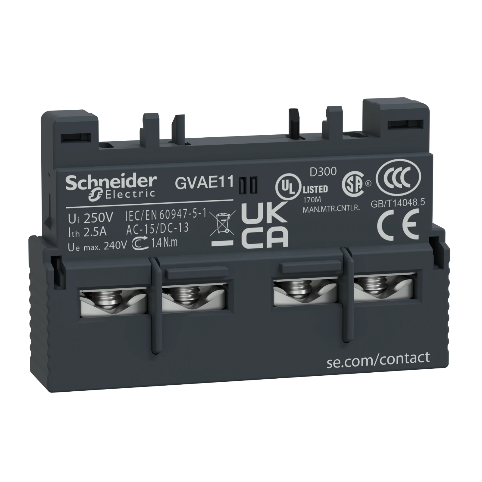 Schneider Electric Hulpcontactblok GVAE11
