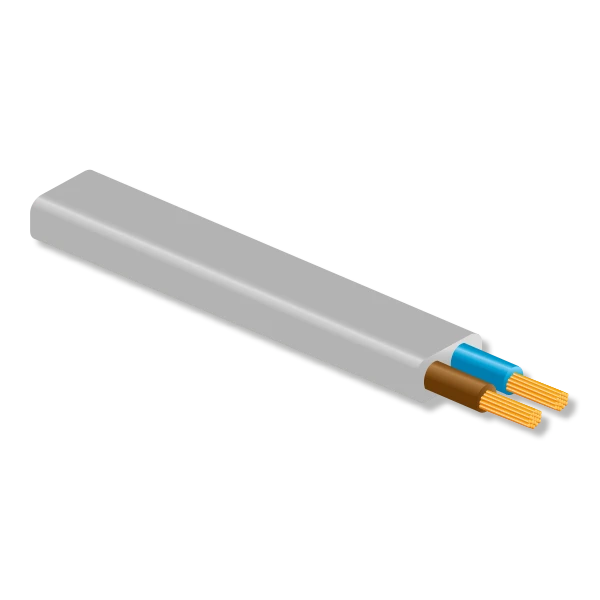 ICC Voedingskabel < 1 kV, voor beweegbare toepassingen H03VVH2-F 2x0,75mm2