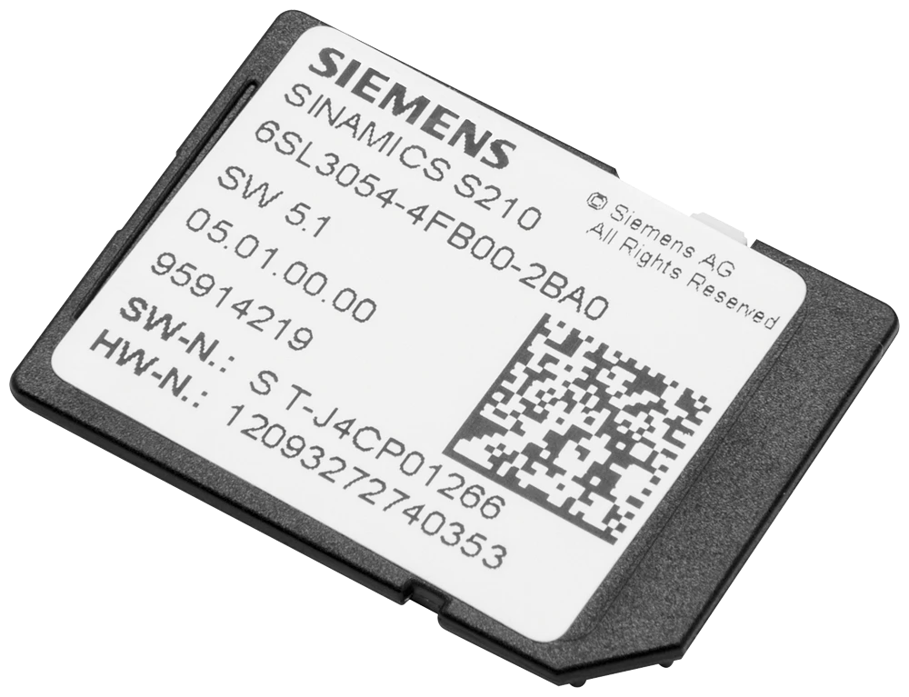 Siemens PLC geheugenkaart 6SL3054-4FB00-2BA0