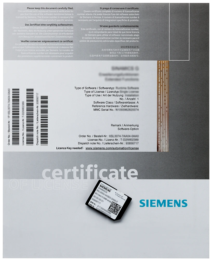 Siemens Functiemodule/bibliotheek 6AU1837-0EA10-0DX1
