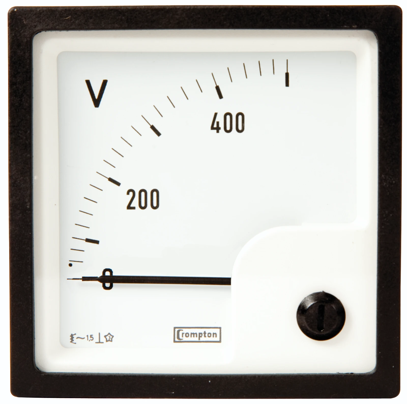Controlin Voltmeter paneelbouw E244-02V 96mm 500VAC 0-500V
