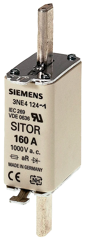 Siemens Smeltpatroon (mes) SITOR fuse link, with blade cont...