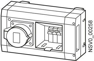 Siemens Aftakkast railkoker BD01-AK2M1/CEE325A323